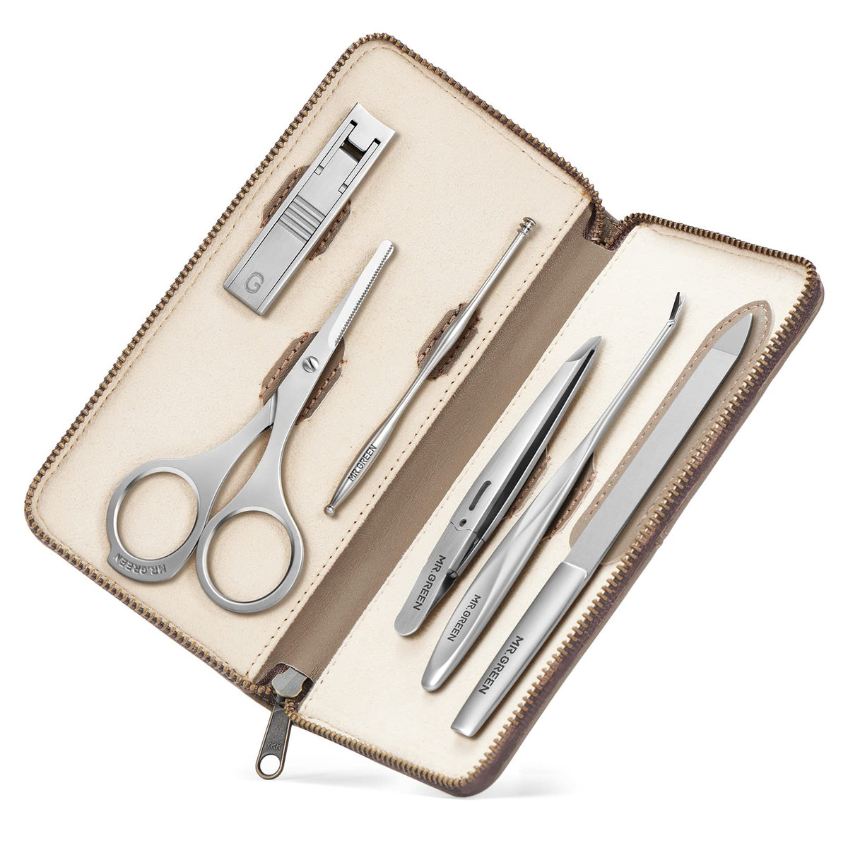 MR GREEN Portable Luxury Manicure Sets Stainless Steel - MR.GREEN Official Imagery - 1