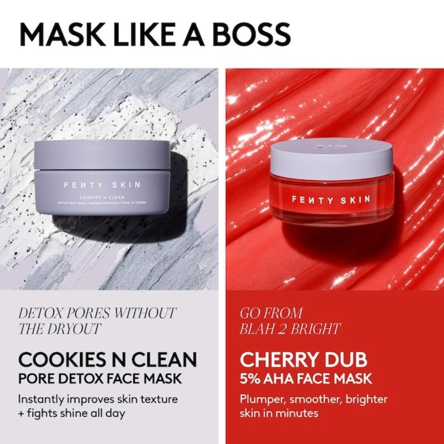 Cherry Dub Blah 2 Bright 5% AHA Face Mask - FENTY BEAUTY