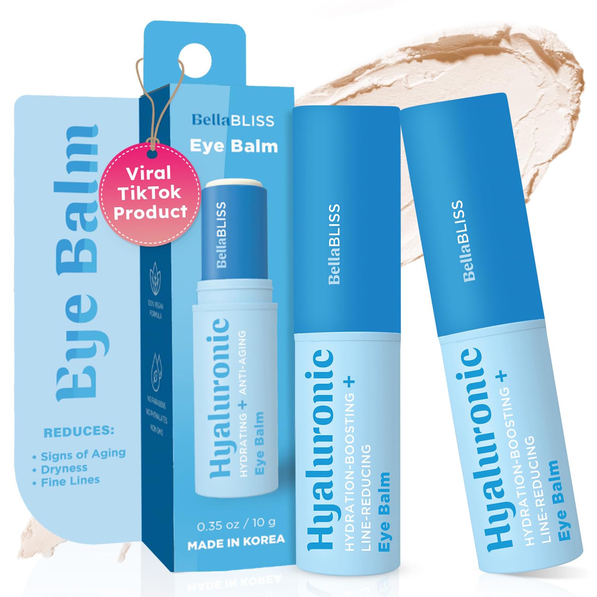 Bella Bliss Collagen Eye Balm Stick for Dark Circles, Puffiness & Wrin - View 10