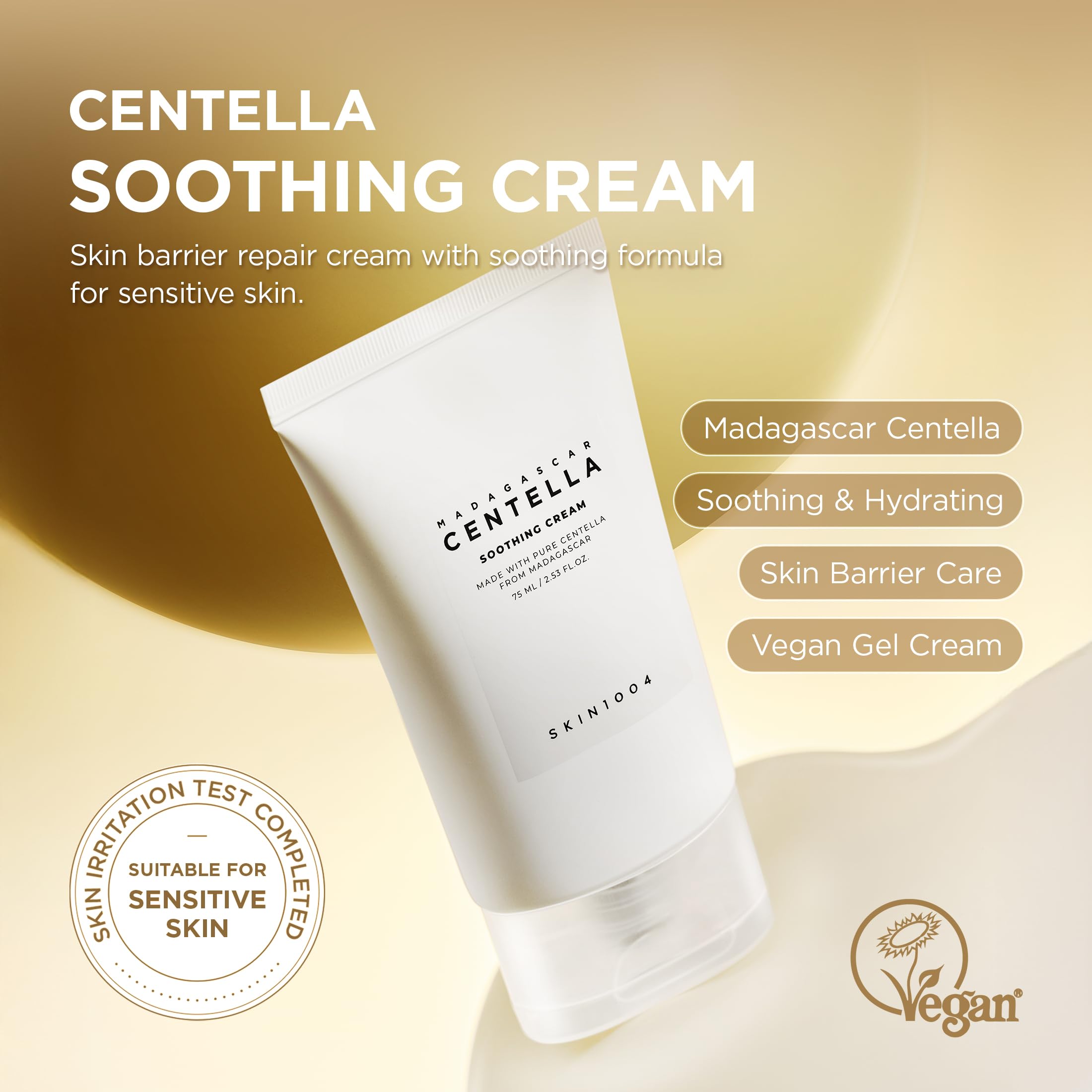 SKIN1004 Centella Soothing Cream, Face Moisturizer with Centella - SKIN1004