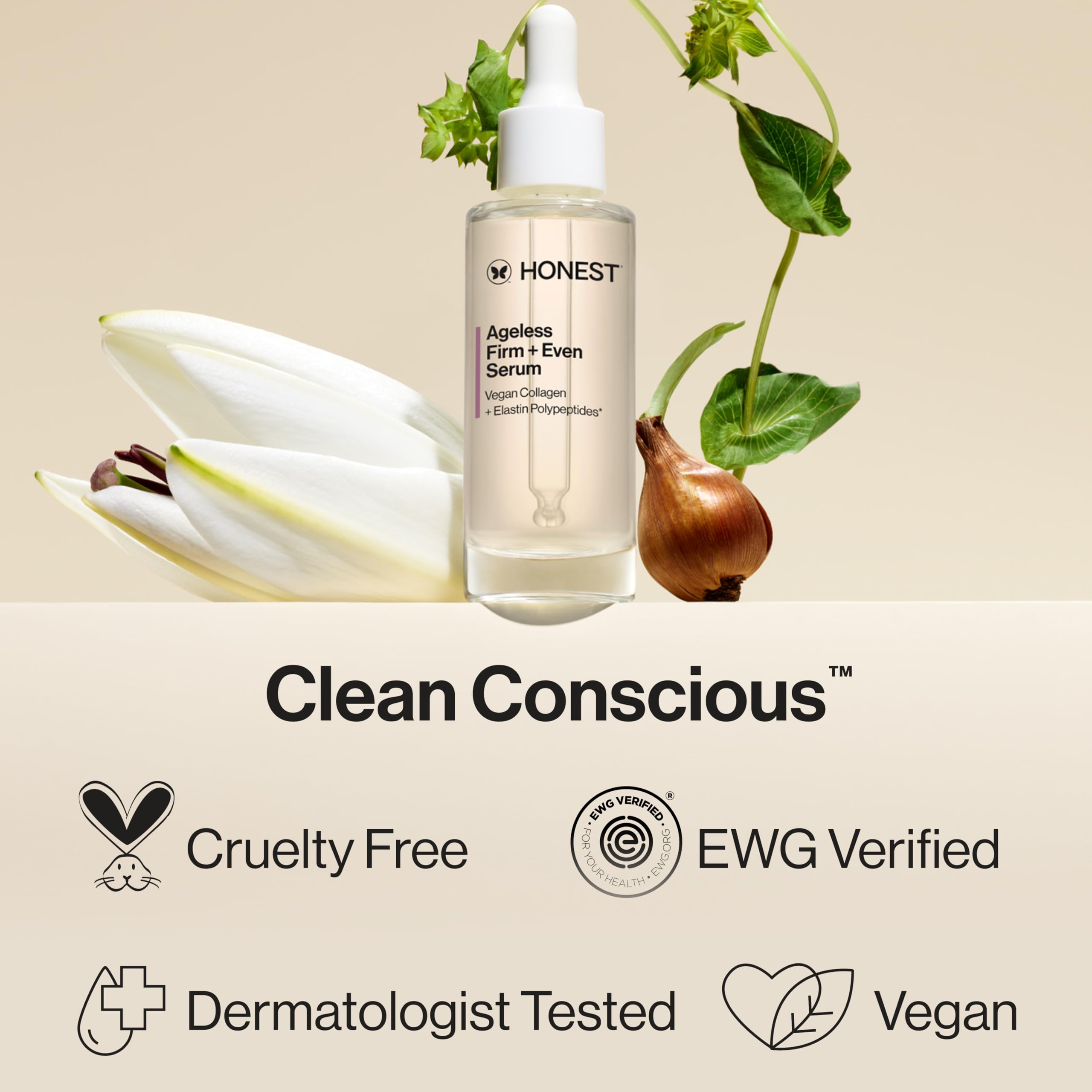 Elefair Tech Honest Beauty Ageless Firm and Even Serum, Vegan, Fragrance - Free - Elefair Tech Official Product View 7