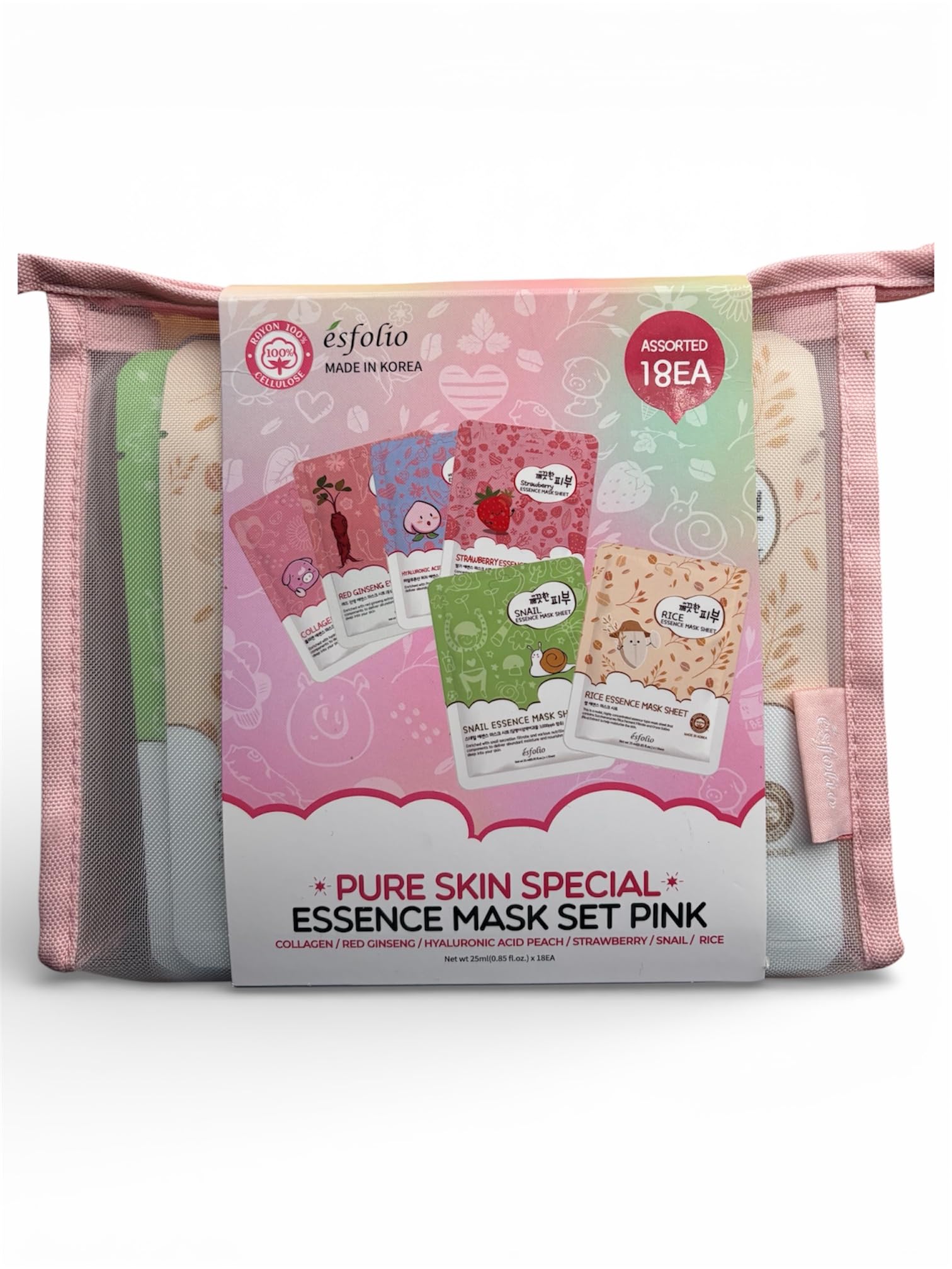 esfolio Pure Skin Special Essence Mask Set, 6 Different Kinds, 3 - esfolio