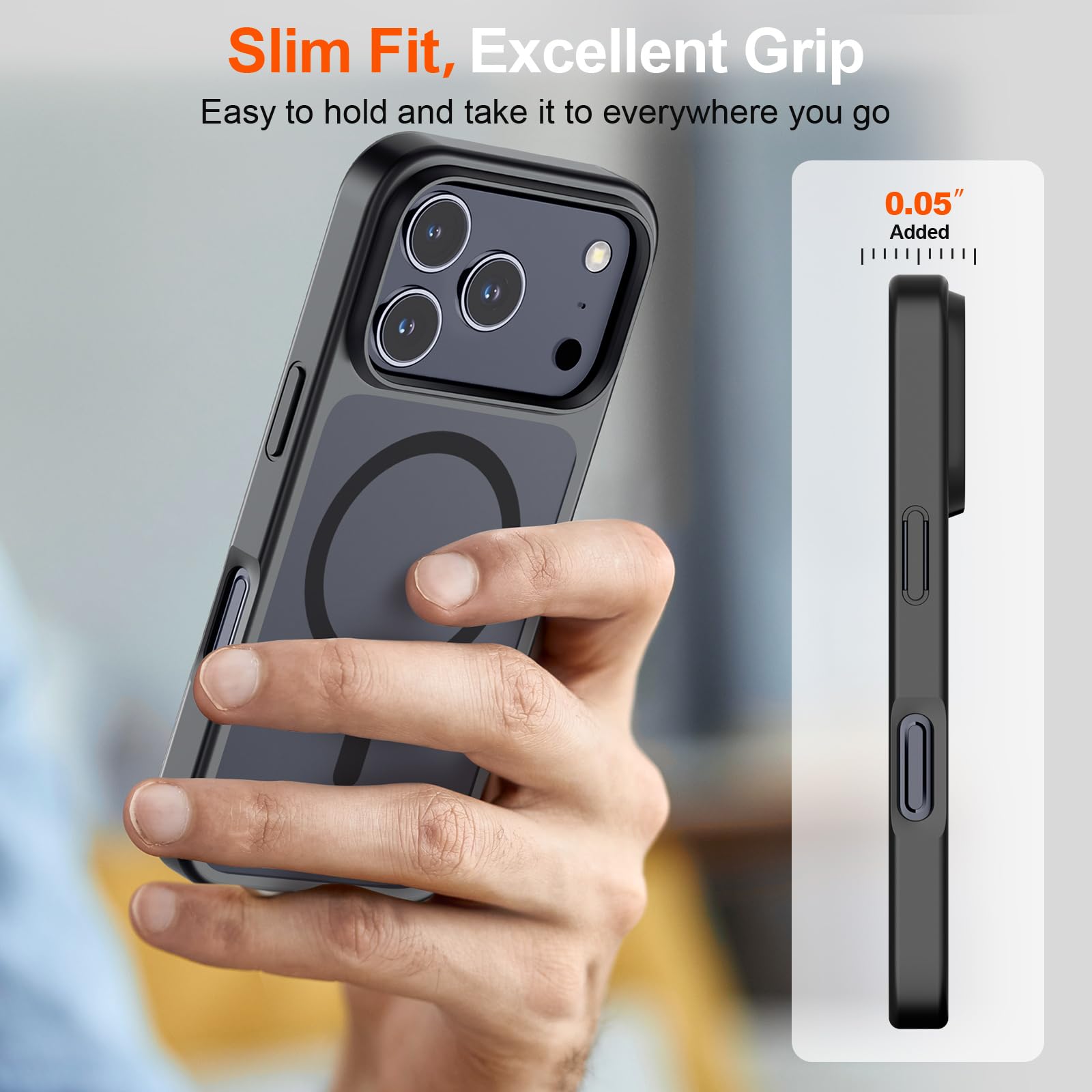 SUPFINE Magnetic for iPhone 17 Pro Case Black - SUPFINE Official Product View 7
