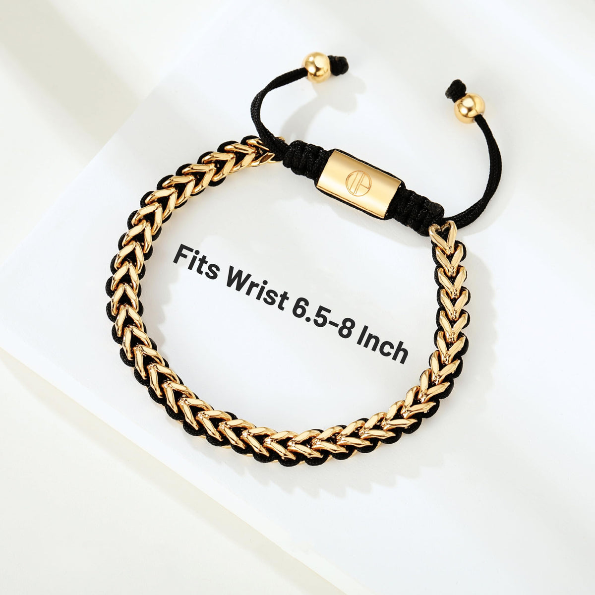 18K Gold Plated Bracelets for Men Franco Link Chain - WP WEPICK Official Imagery - 7