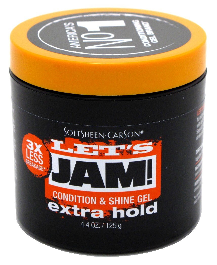 Hair Gel by SoftSheen-Carson Dark and Lovely Let's Jam, Shining and Conditioning-Gel, Extra Hold, For all Hair Types, St