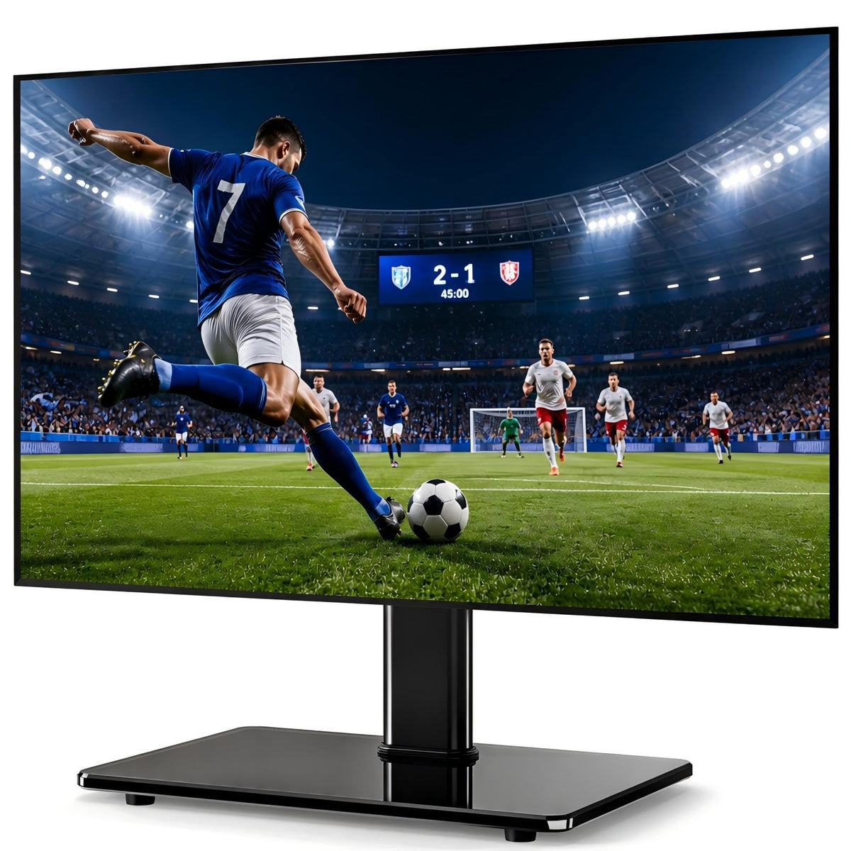 Universal Swivel TV Stand for 27 60 inch Curved Flat Screen - 5Rcom Official Imagery - 1