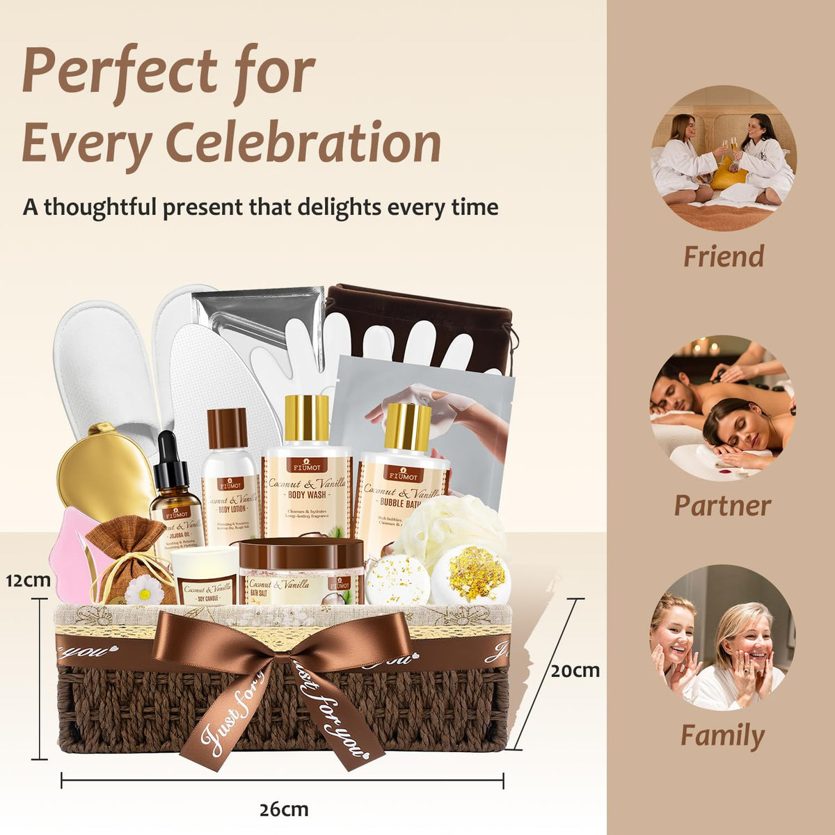 Bath and Body Gift Basket Set for Women - FIUMOT Official Imagery - 8