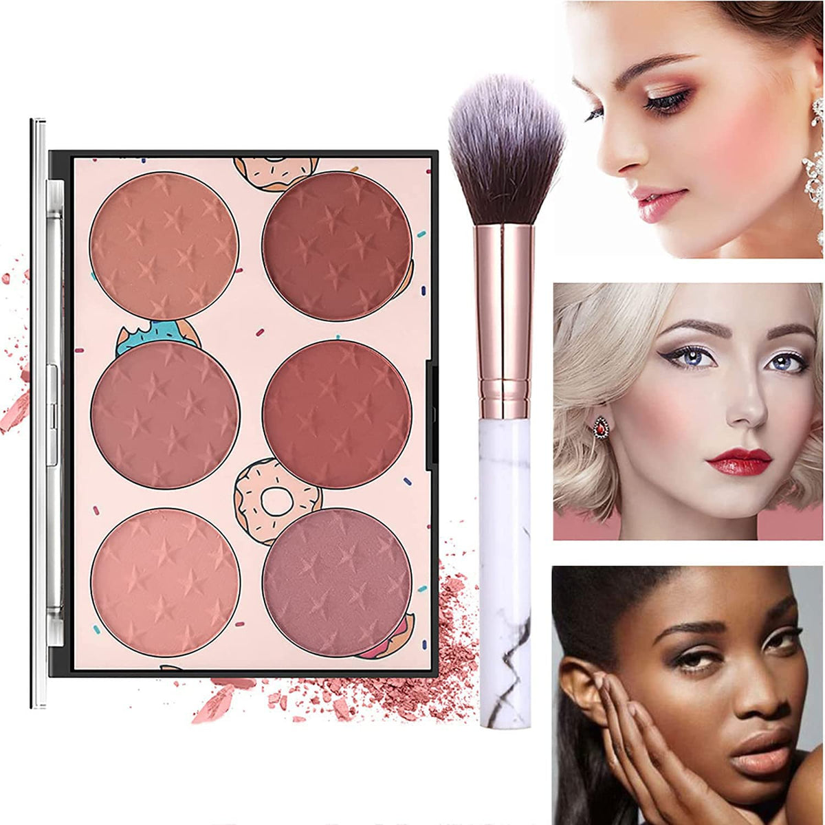 12 Color Pro Makeup Kit for Women - AOLIKOKO Official Imagery - 7