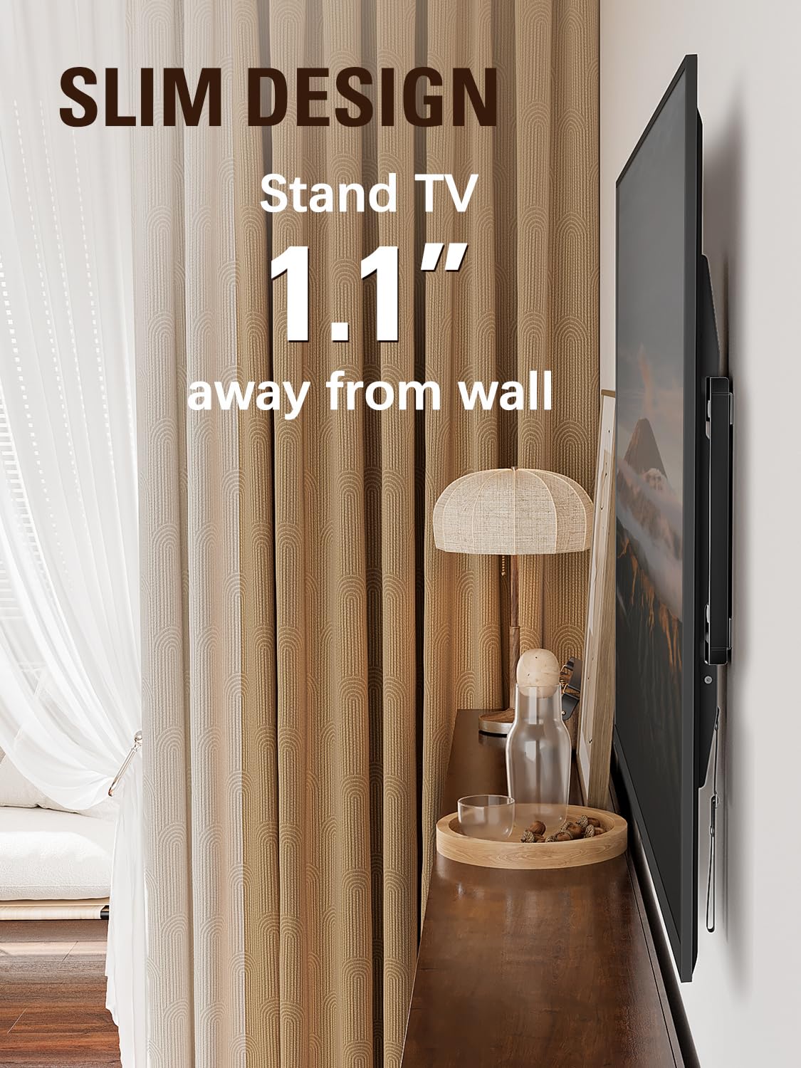 Mounting Dream TV Mount Fixed for Most 42 84 Inch Flat - Mounting Dream Official Imagery - 3