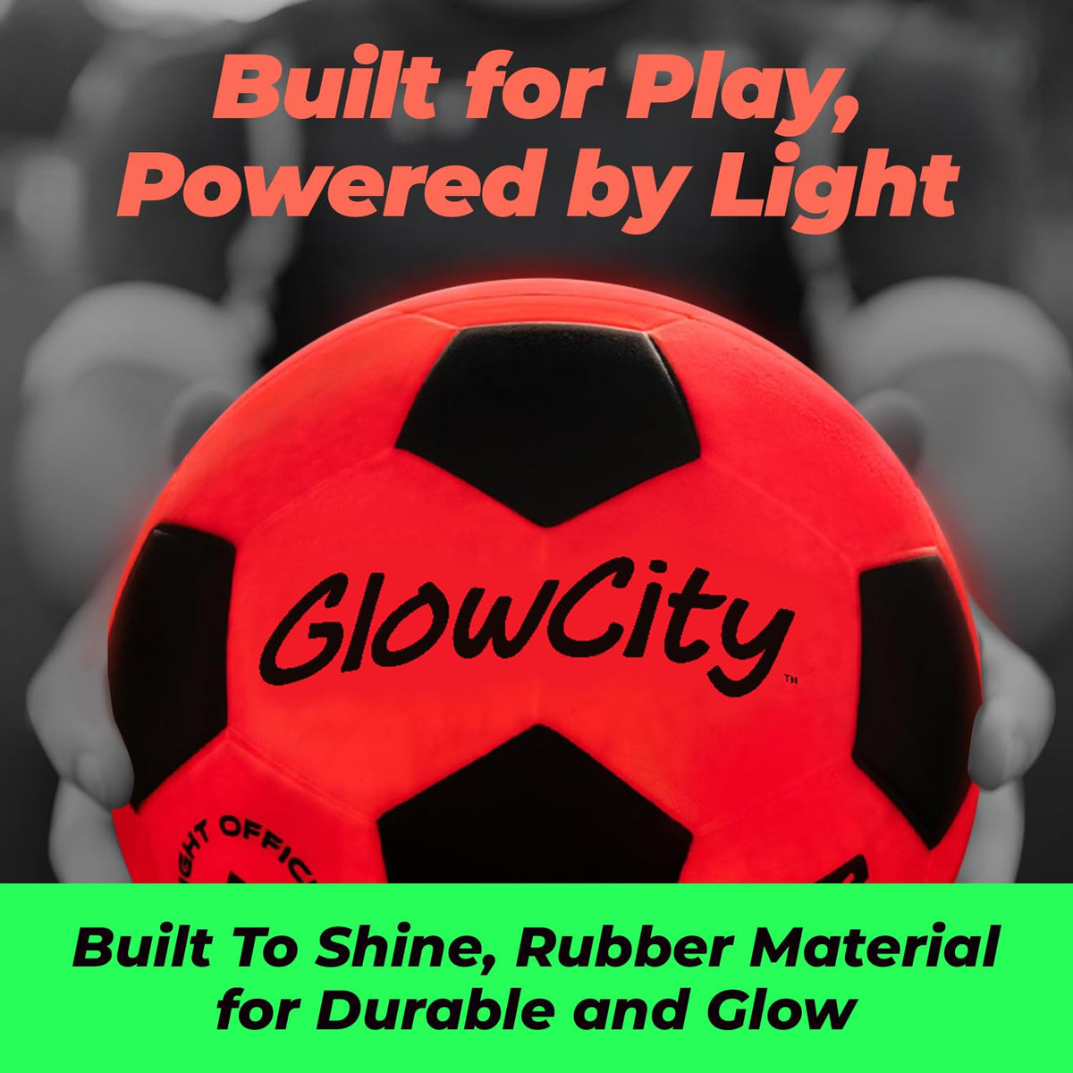 GlowCity Glow in The Dark Soccer Ball - GlowCity Official Imagery - 6