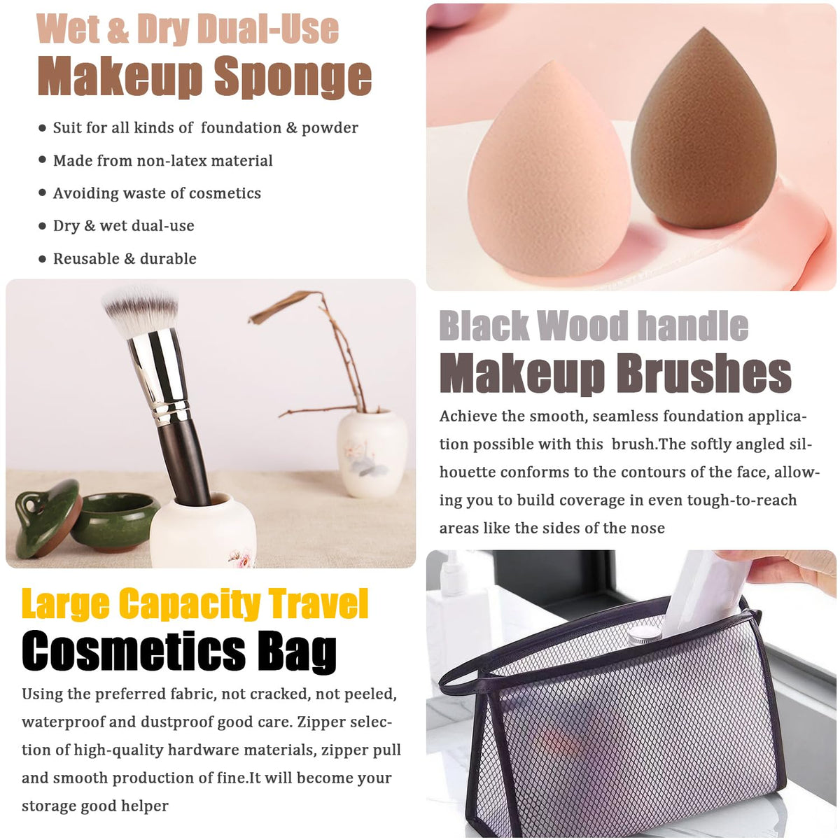 All in One Makeup Kit for Women Full Kit Travel Make Up Gift - NUIBO Official Imagery - 8