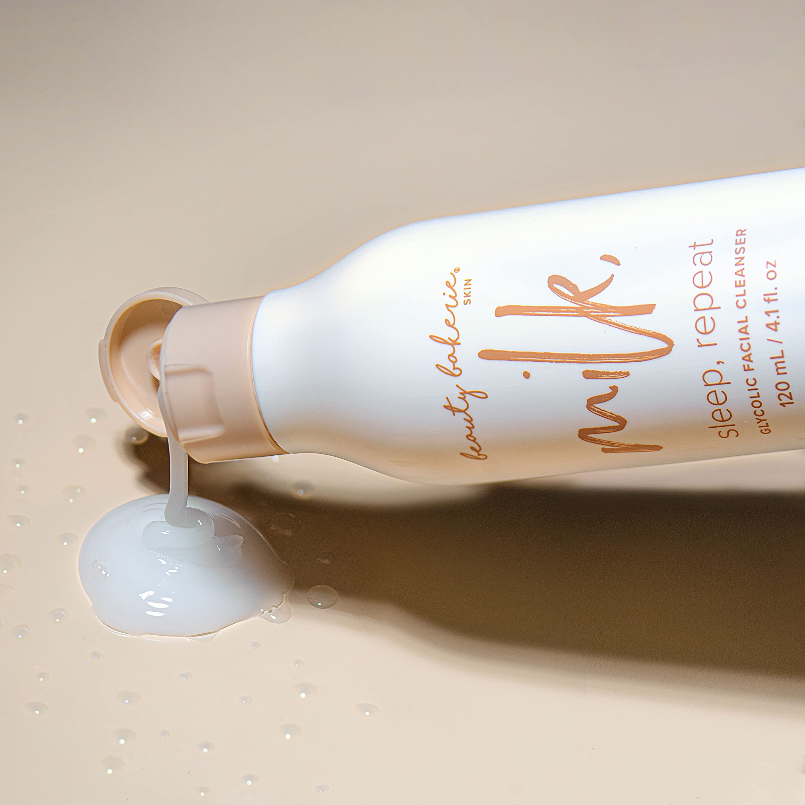 Beauty Bakerie Milk, Sleep, Repeat Glycolic Facial Cleanser, - Beauty Bakerie