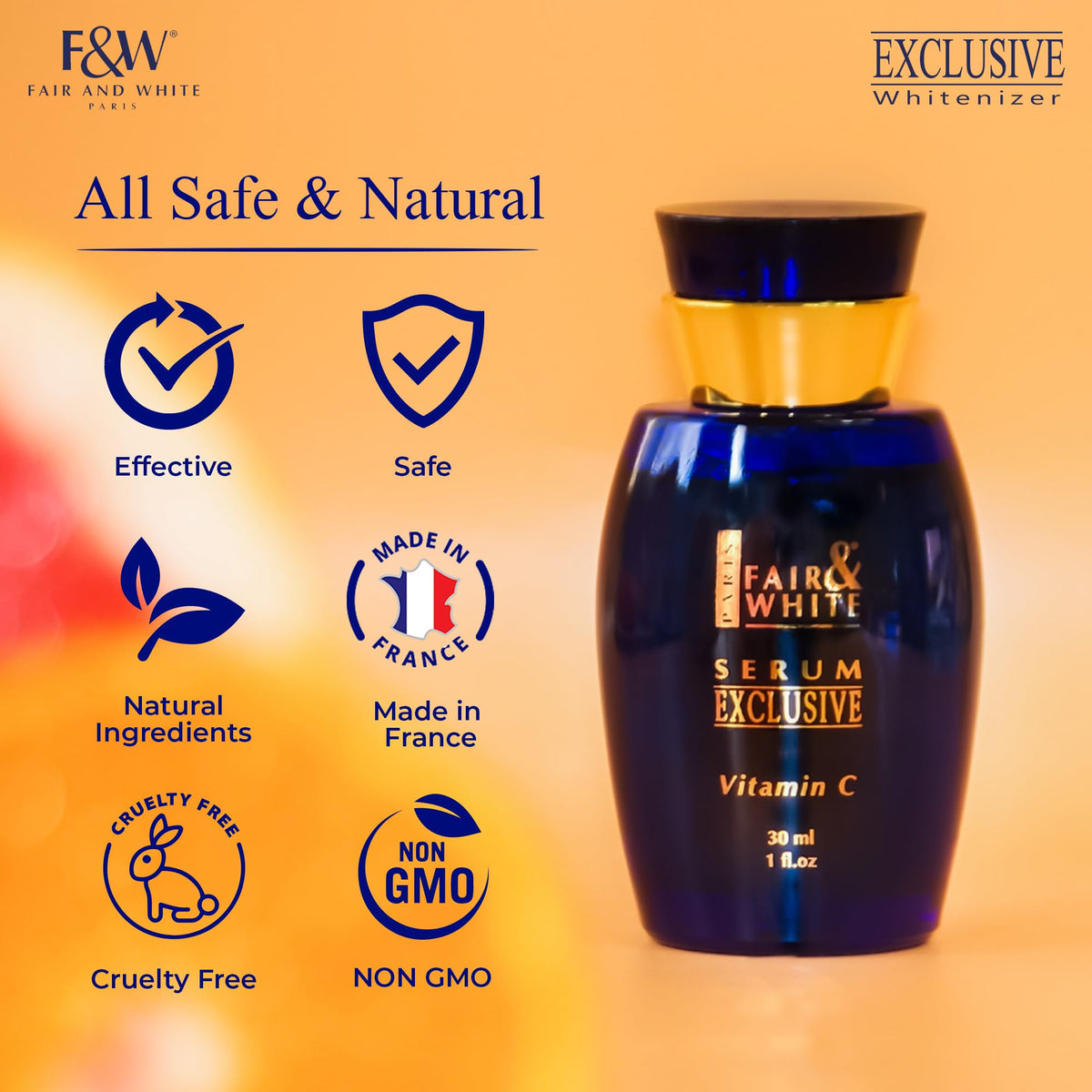 Fair White Exclusive Vitamin C Serum 30 ml 1 fl oz Skin - F&W Official Imagery - 8