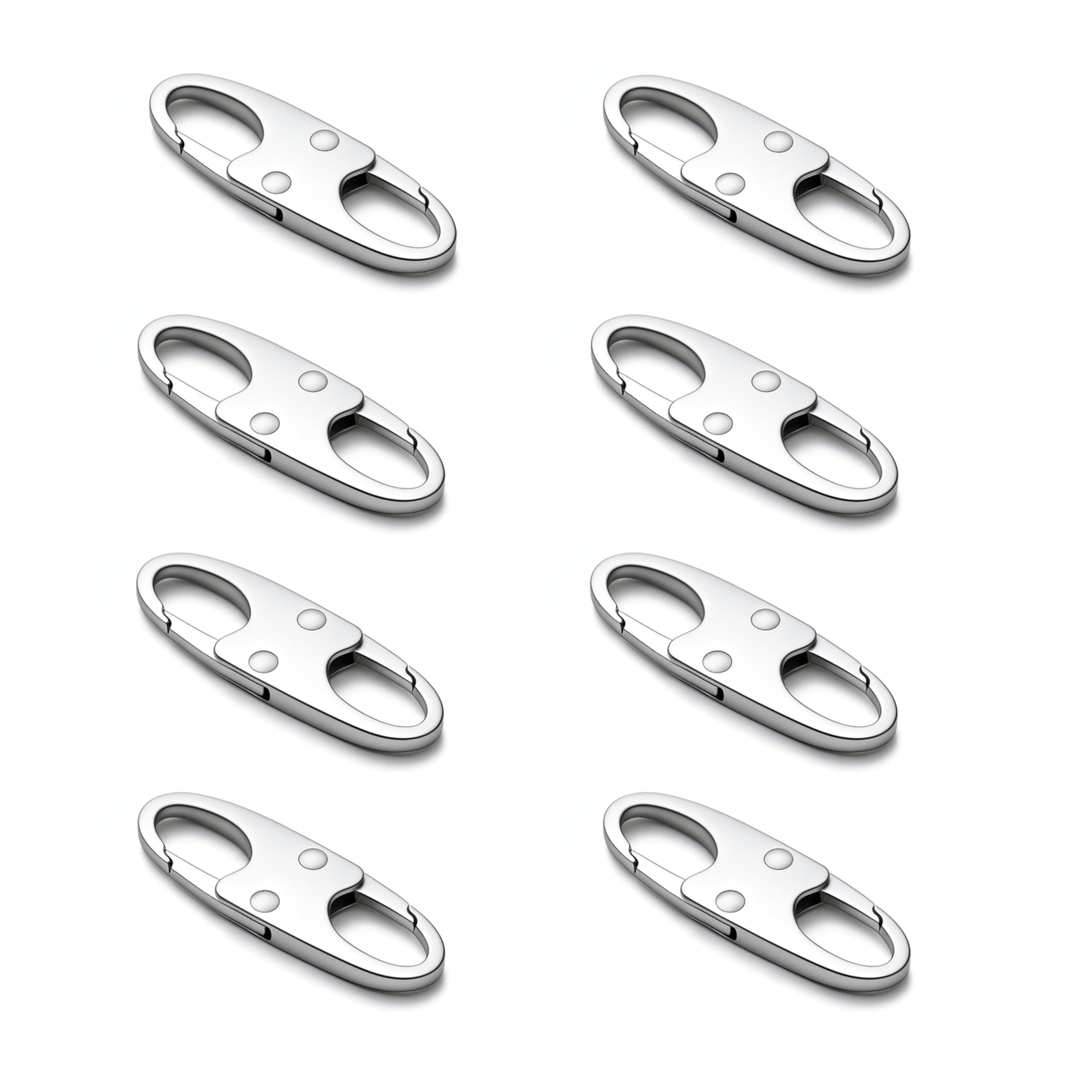 zelin Anti Theft Zipper Clips, Travel Essentials, Carabiner, 4Pcs Grey - zelin Official Product View 8