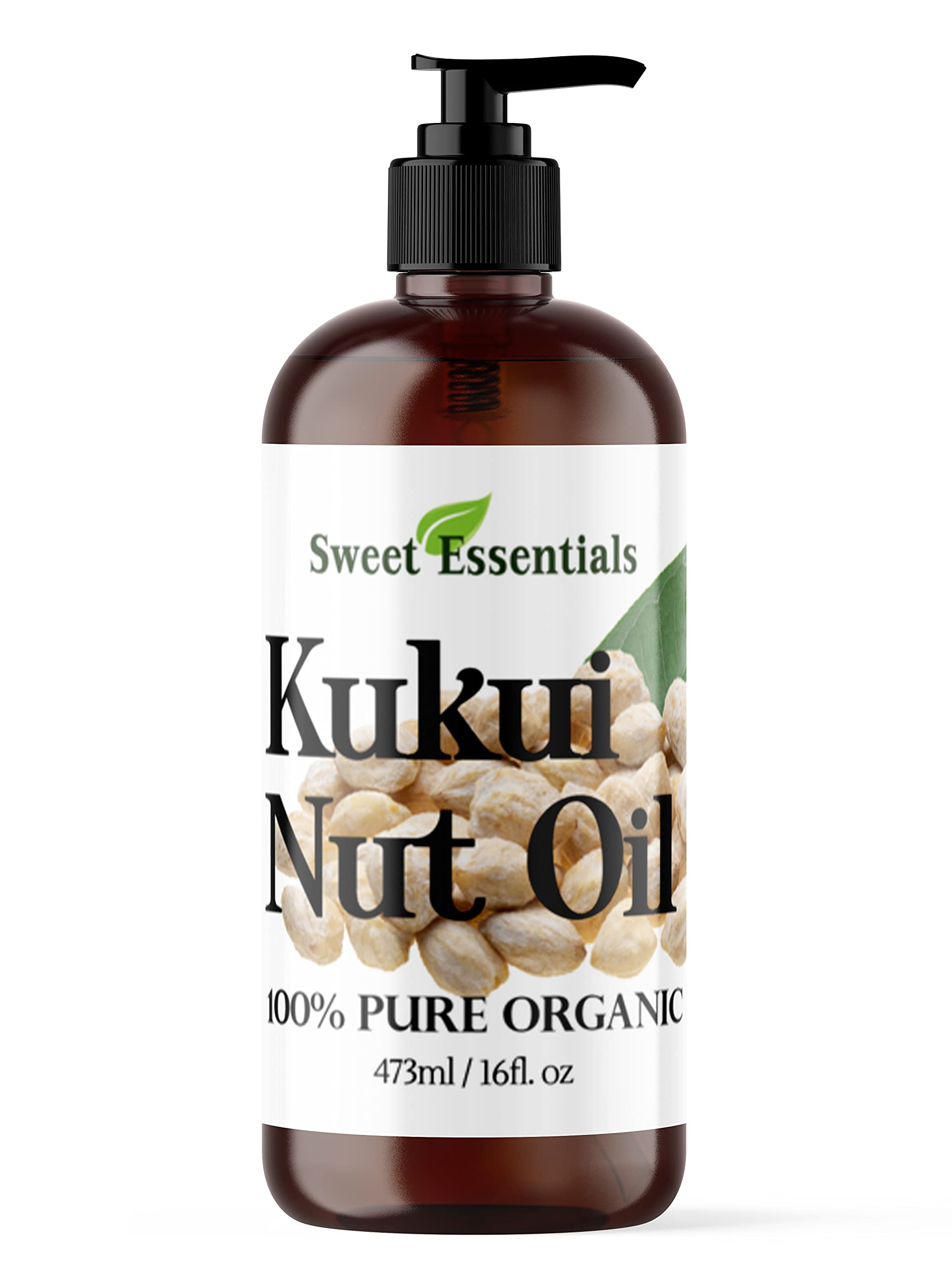 Sweet Essentials 100% Organic Kukui Nut Oil - Imported From Hawaii Various Sizes 100 - Sweet Essentials Official Product View 5