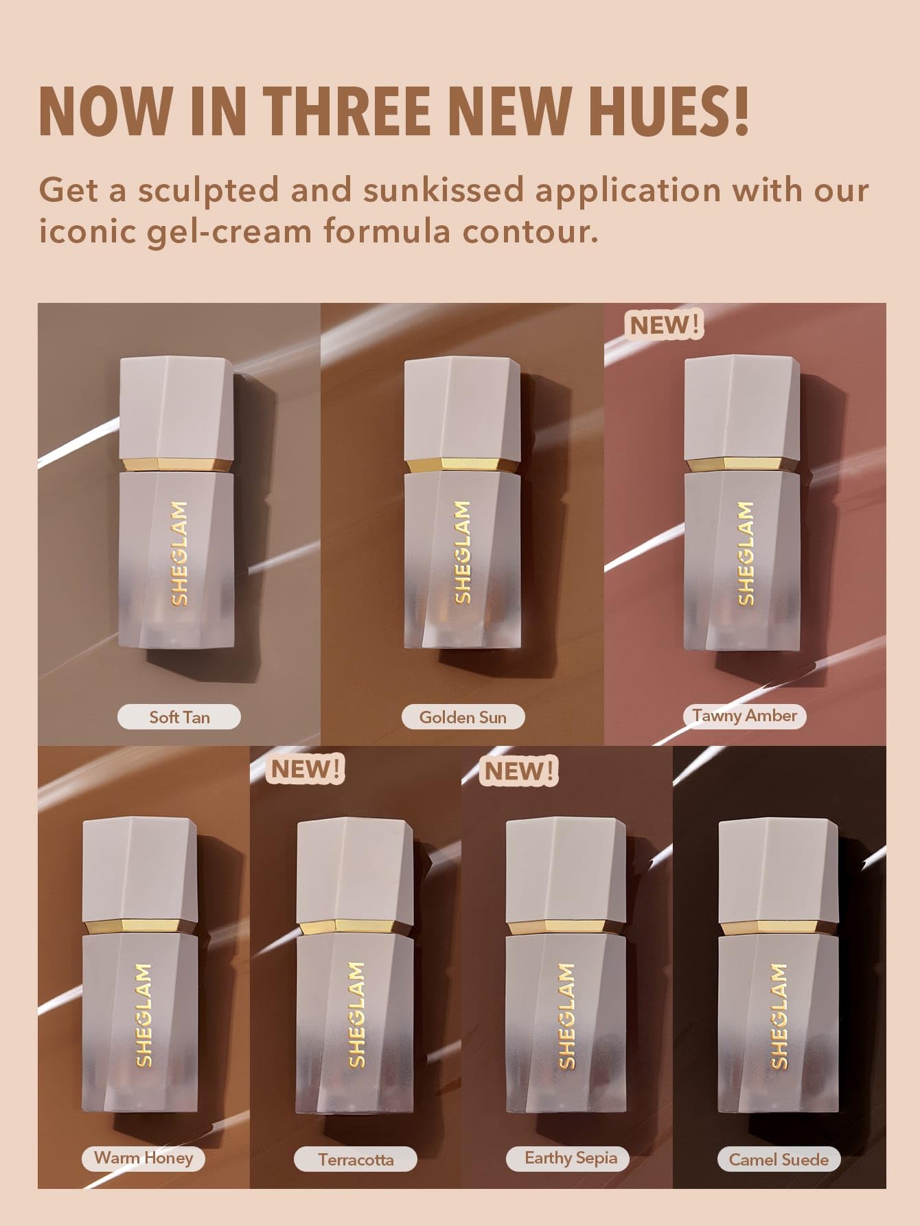 SHEGLAM Sun Sculpt Cool Toned Liquid Contour Stick Long Lasting Cre... - SHEGLAM Official Product Imagery - 5