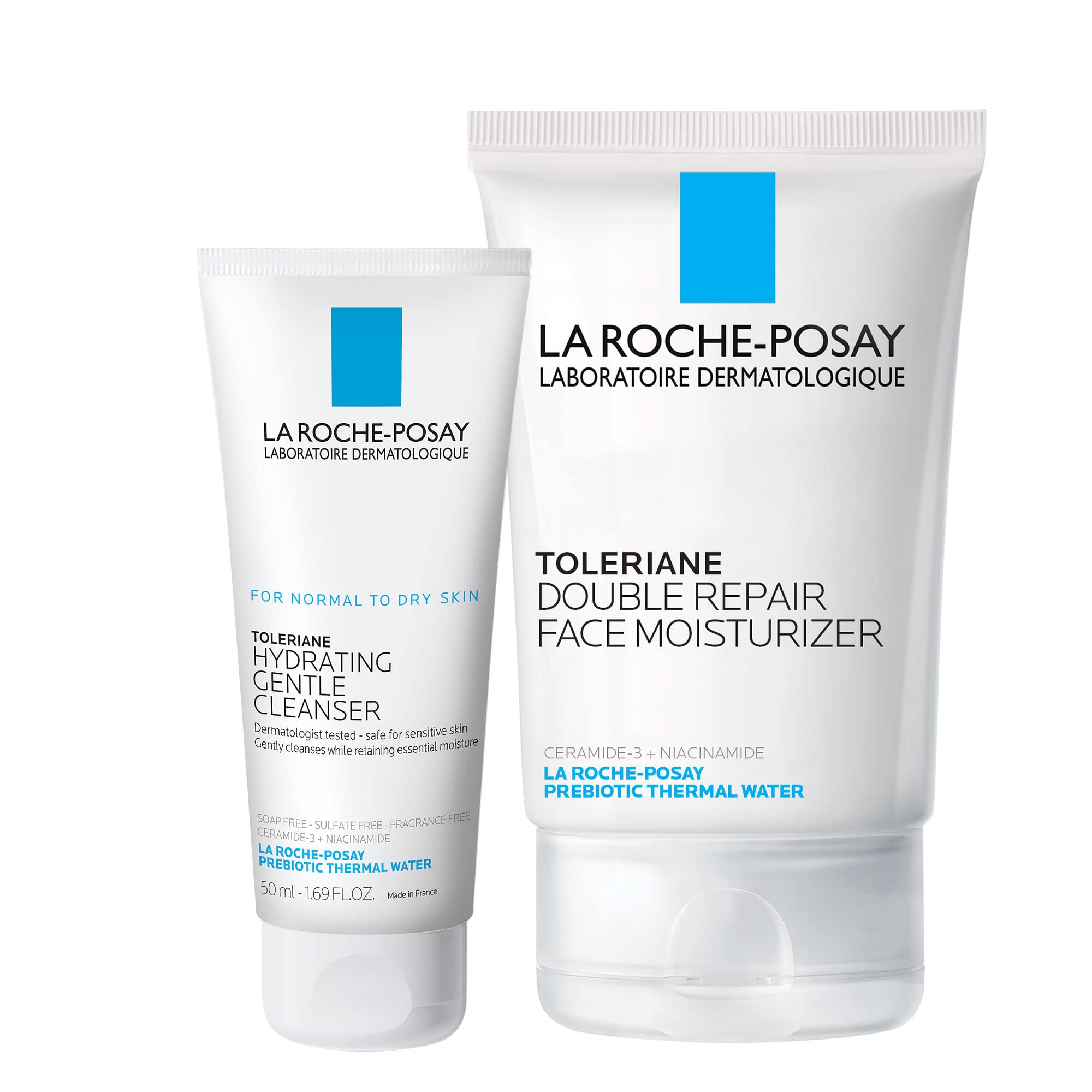La Roche-Posay Toleriane Double Repair Gentle Skin Care Set for - La Roche-Posay
