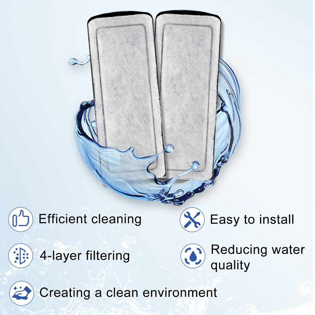Pryitier 16 Pack Filter Cartridge for Marina Slim Filter S10 - Pryitier Official Imagery - 7