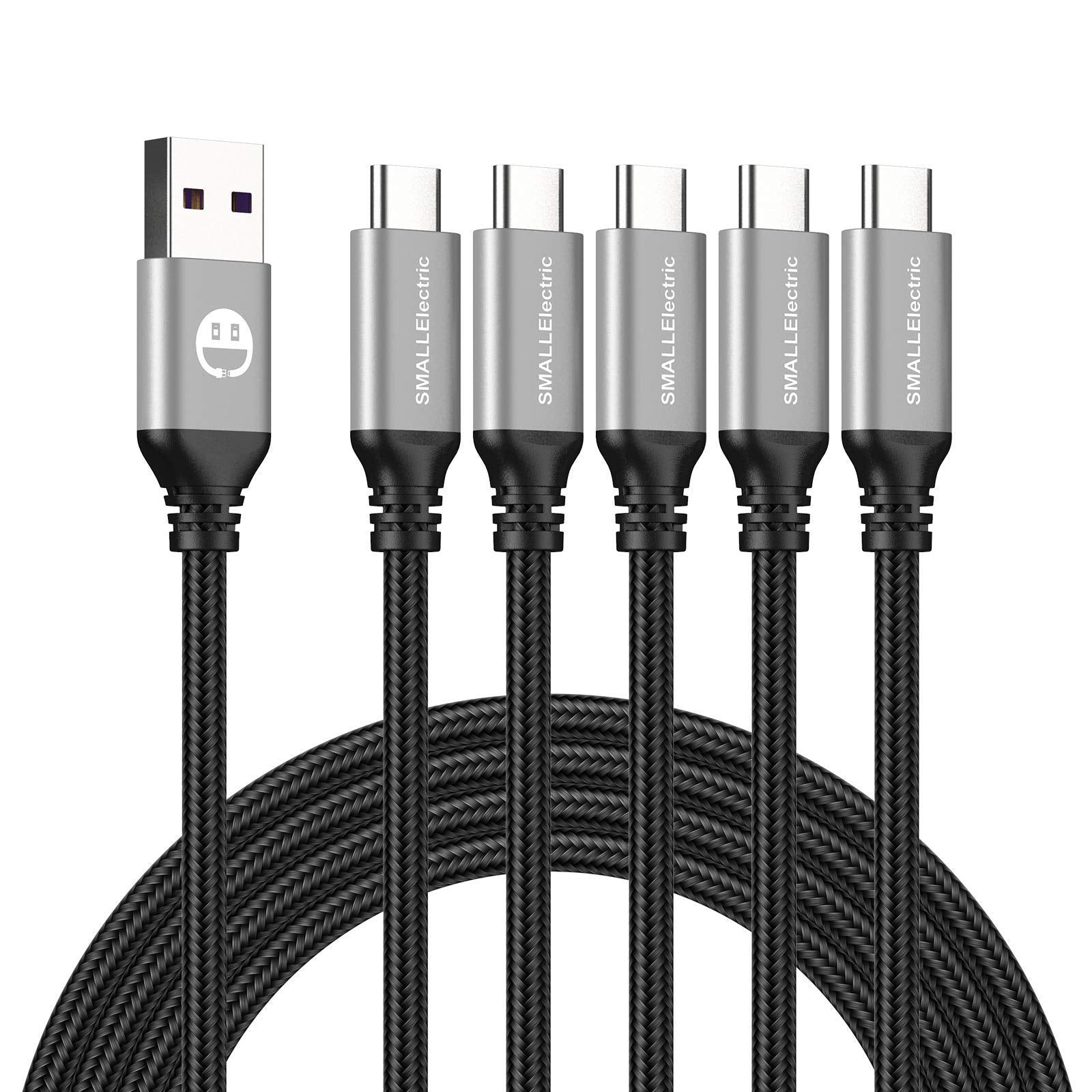 SMALLElectric USB C Cable 5 Pack 6FT, USB A to Type C Fast Charge - SMALLElectric Official Product View 9