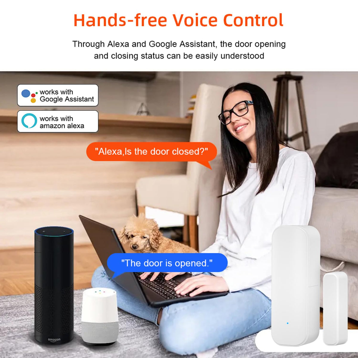 Smart Door Sensor WiFi Door and Window Sensor Wireless - Gaoducash Official Imagery - 4