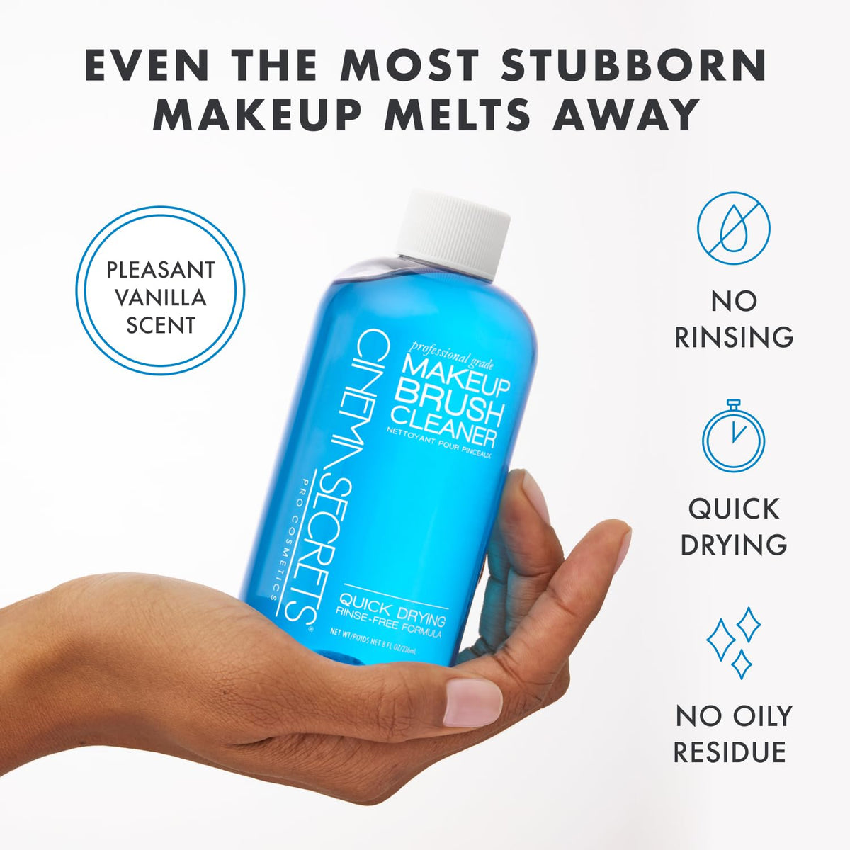 Cinema Secrets Original Blue Vanilla Makeup Brush Cleaner - CINEMA SECRETS Official Imagery - 4