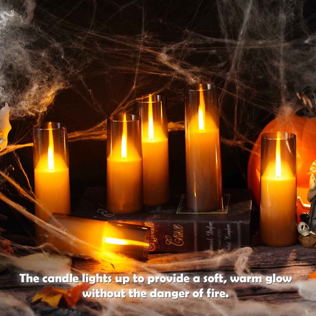 Flameless LED Candles Upgraded Realistic Flickering Flame - kakoya Official Imagery - 3