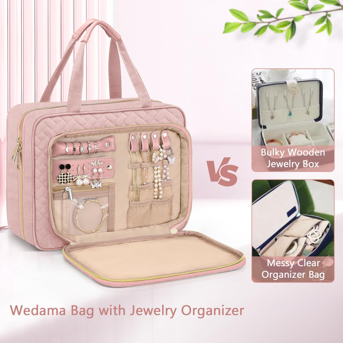 Toiletry Bag for Women Hanging Travel Toiletry Bag with - Wedama Official Imagery - 6