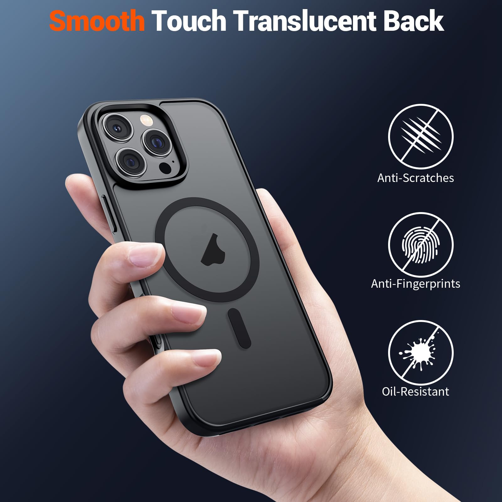 SUPFINE Magnetic for iPhone 16 Pro Max Case Black - SUPFINE Official Product View 6