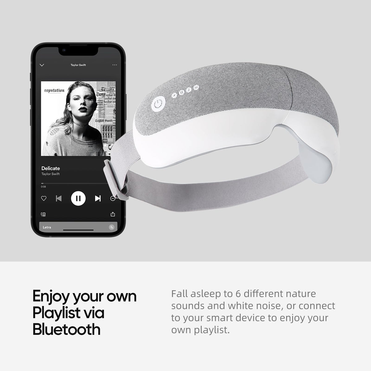 Eye Massager Bluetooth Heat Sleep mask Parents Gift Sets - Bridigi Official Imagery - 8