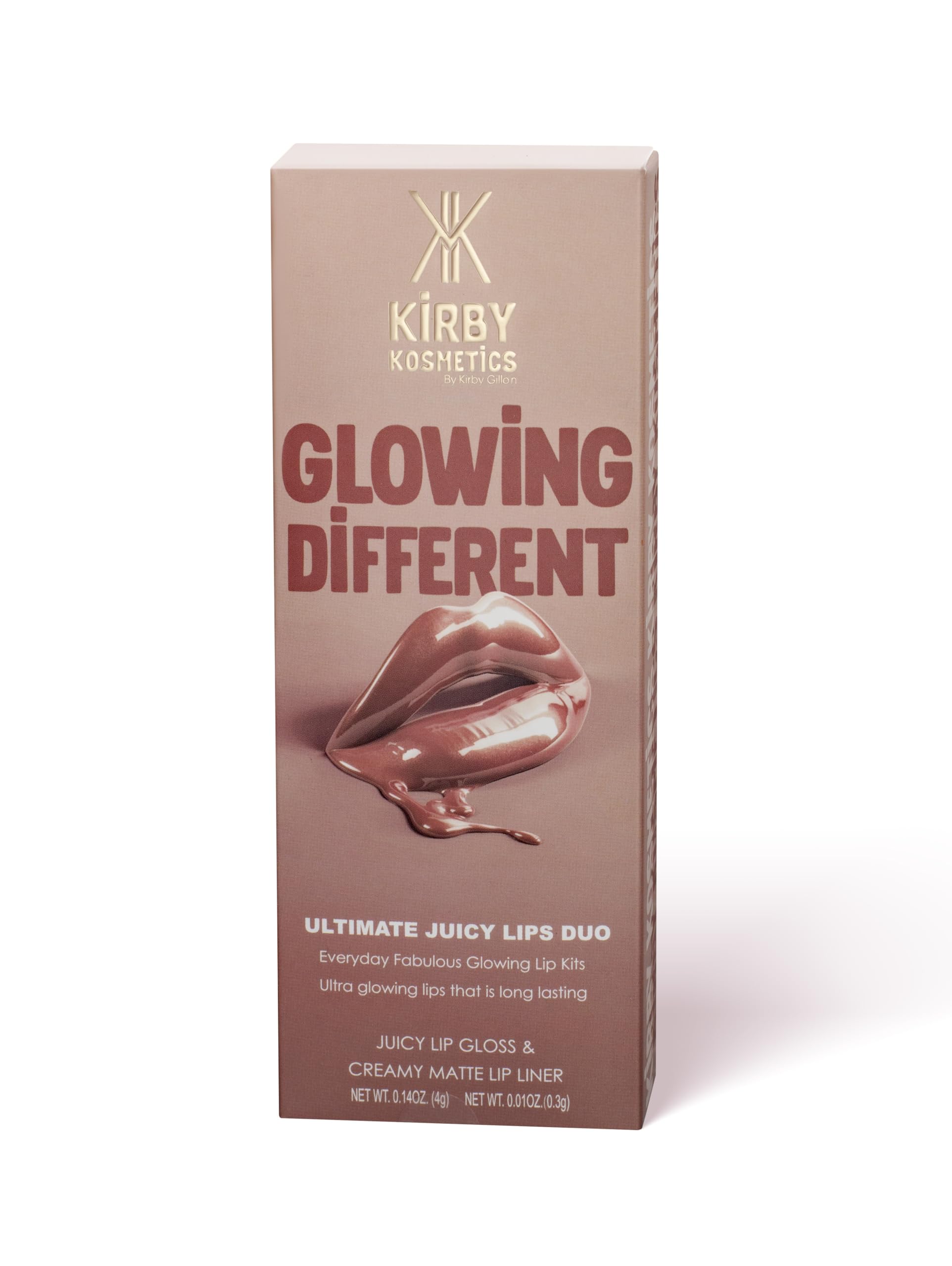 Kirby Kosmetics Lip Kit Duo – Glowing Different - TikTok-Viral Precisi - View 9