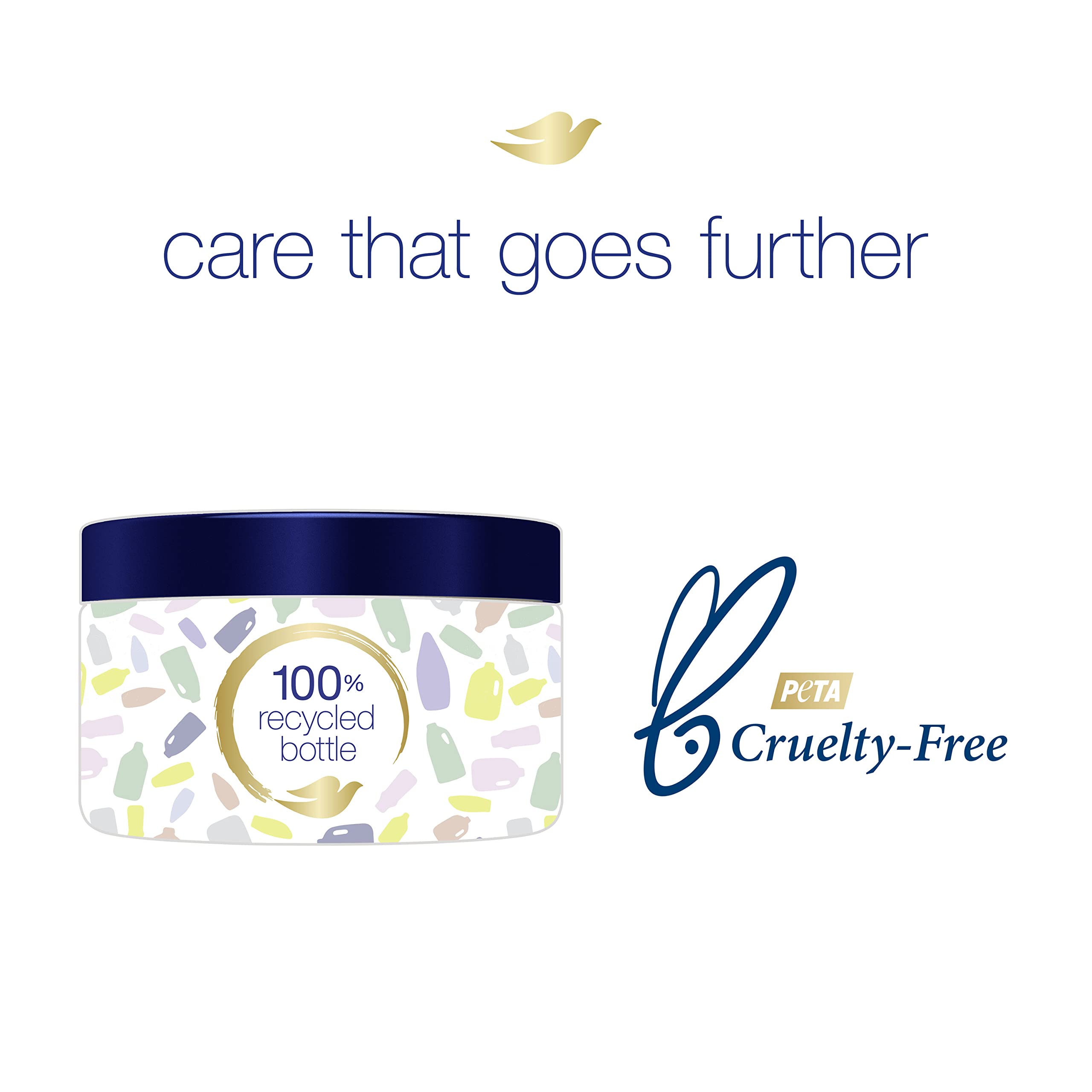 Dove Hair Mask - Strengthening Hair Mask for Damaged Hair and Hair Breakage, Minerals + White Clay, 4 oz, 4 Count