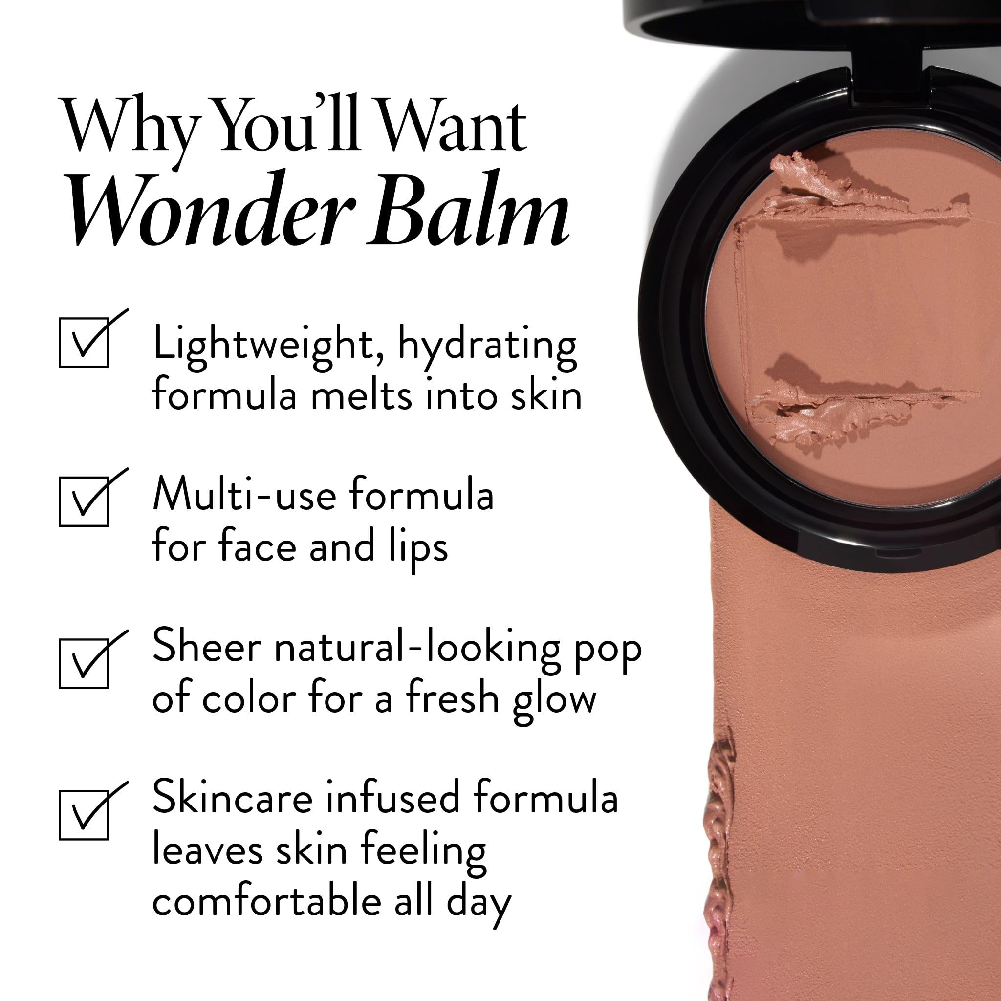 LAURA GELLER The Wonder Balm Cream Blush Multi Use Rosy - LAURA GELLER NEW YORK Official Imagery - 4