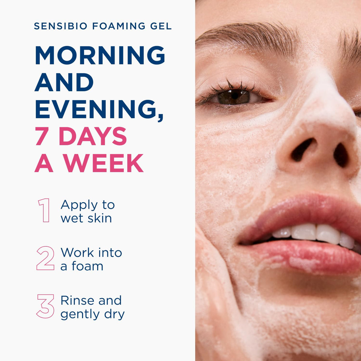 Bioderma Sensibio Foaming Gel Cleansing and Make Up Removing - Premium Selection Official Imagery - 6