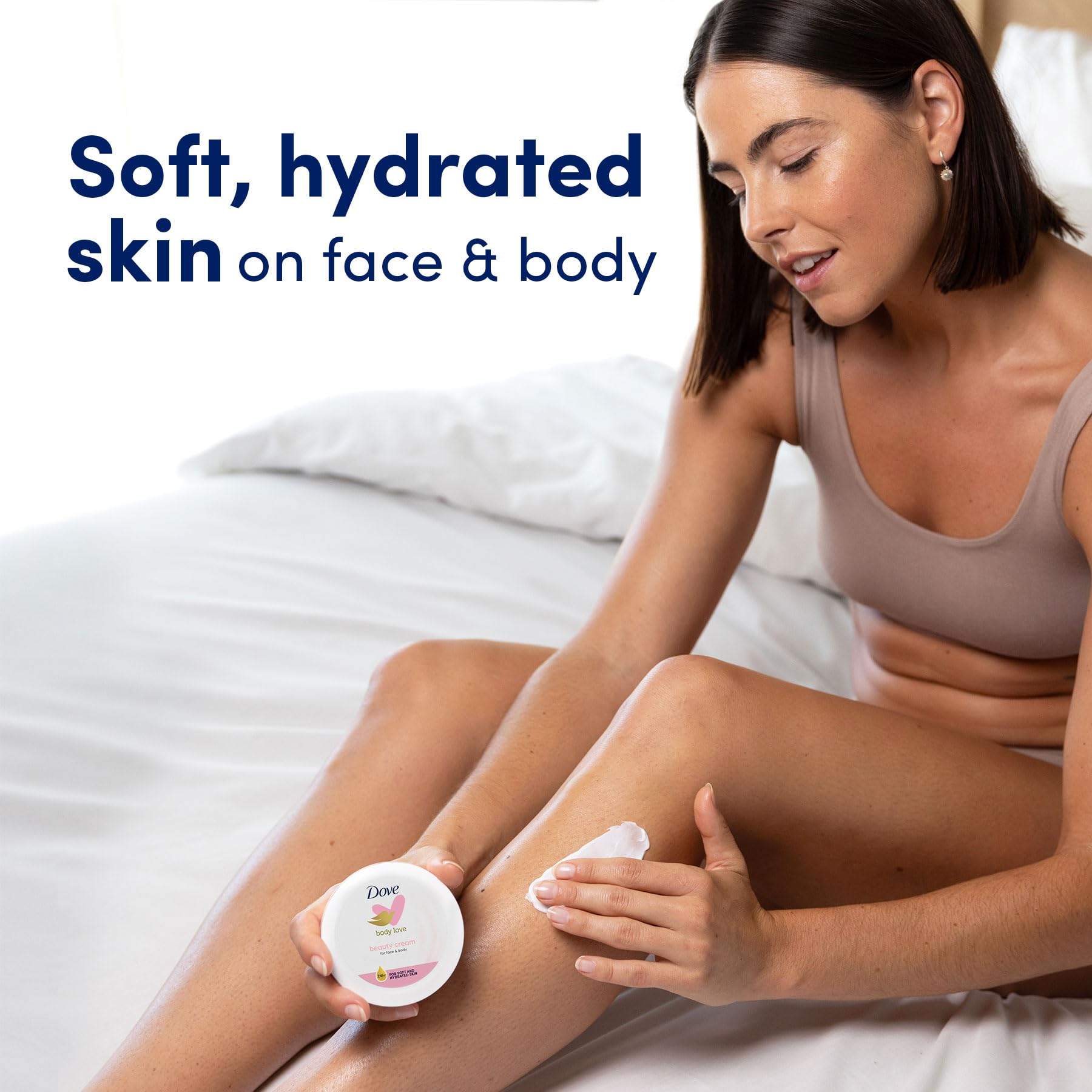 Dove Nourishing Body Care, Face, Hand, and Body Beauty Cream for - Dove