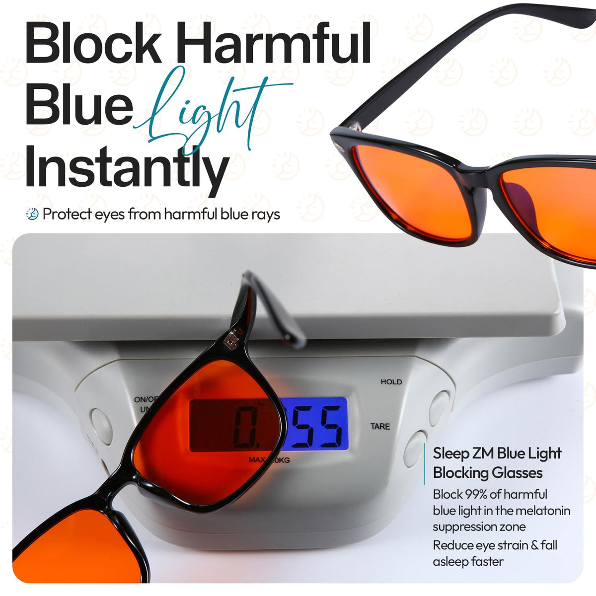 Blue Light Blocking Glasses for Sleep - Sleep ZM Official Imagery - 3
