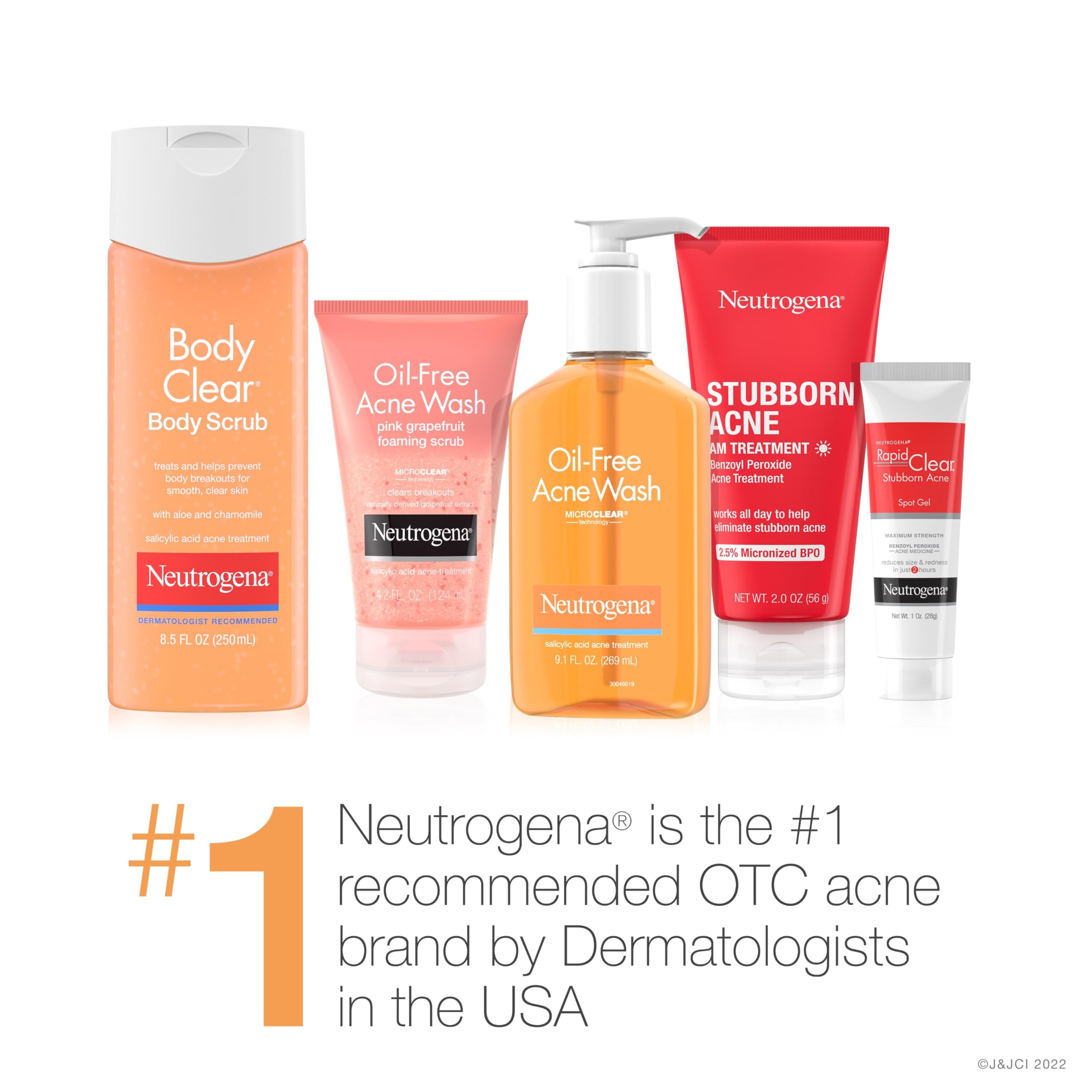 Elefair Tech Neutrogena Body Clear Acne Body Wash & Exfoliating Scrub, 8.5 fl oz - Elefair Tech Official Product View 9