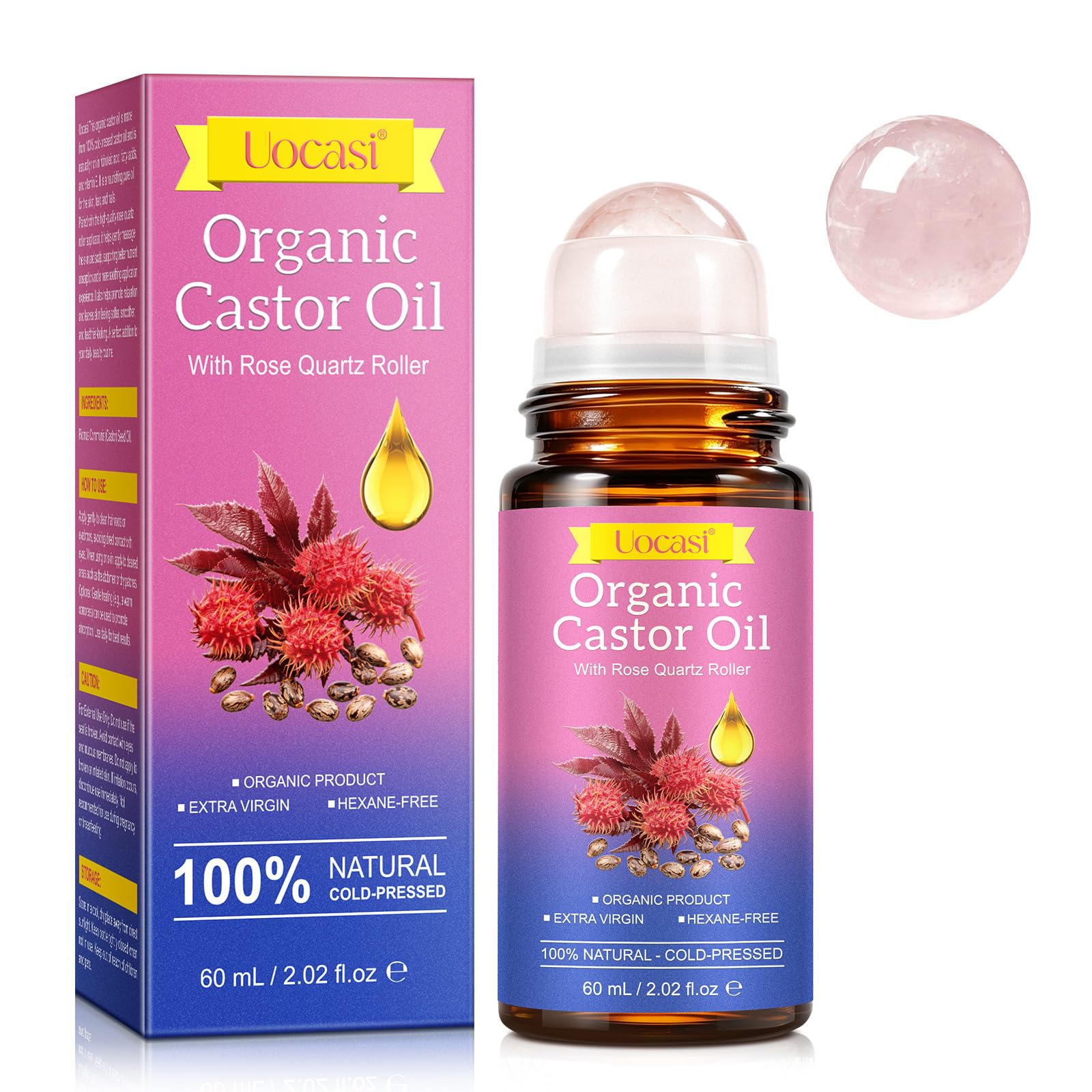 Uocasi Jamaican Black Castor Oil - & 100% Pure and Organic & Cold Pressed - Uocasi Official Product View 8