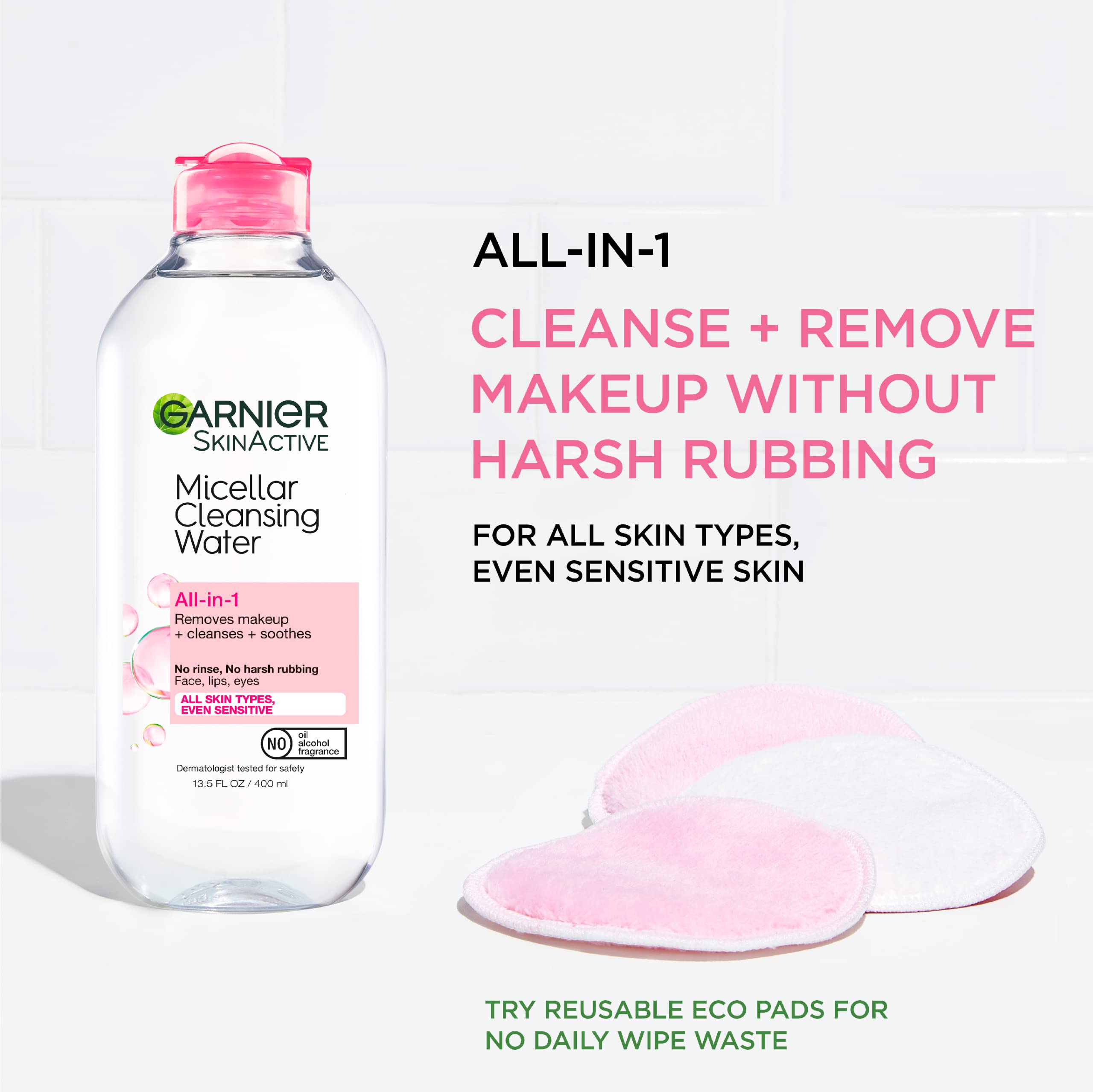 Garnier Micellar Cleansing Water, All-in-1 Makeup Remover and... - Elefair Tech Official Product View 4