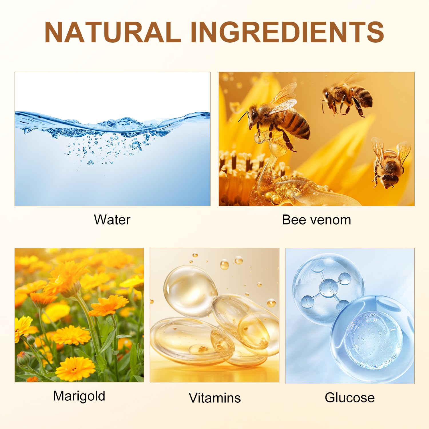 Egmsic Bee Venom Cream skin care gel, two tubes of advanced skincare product with bee venom for rejuvenating skin.