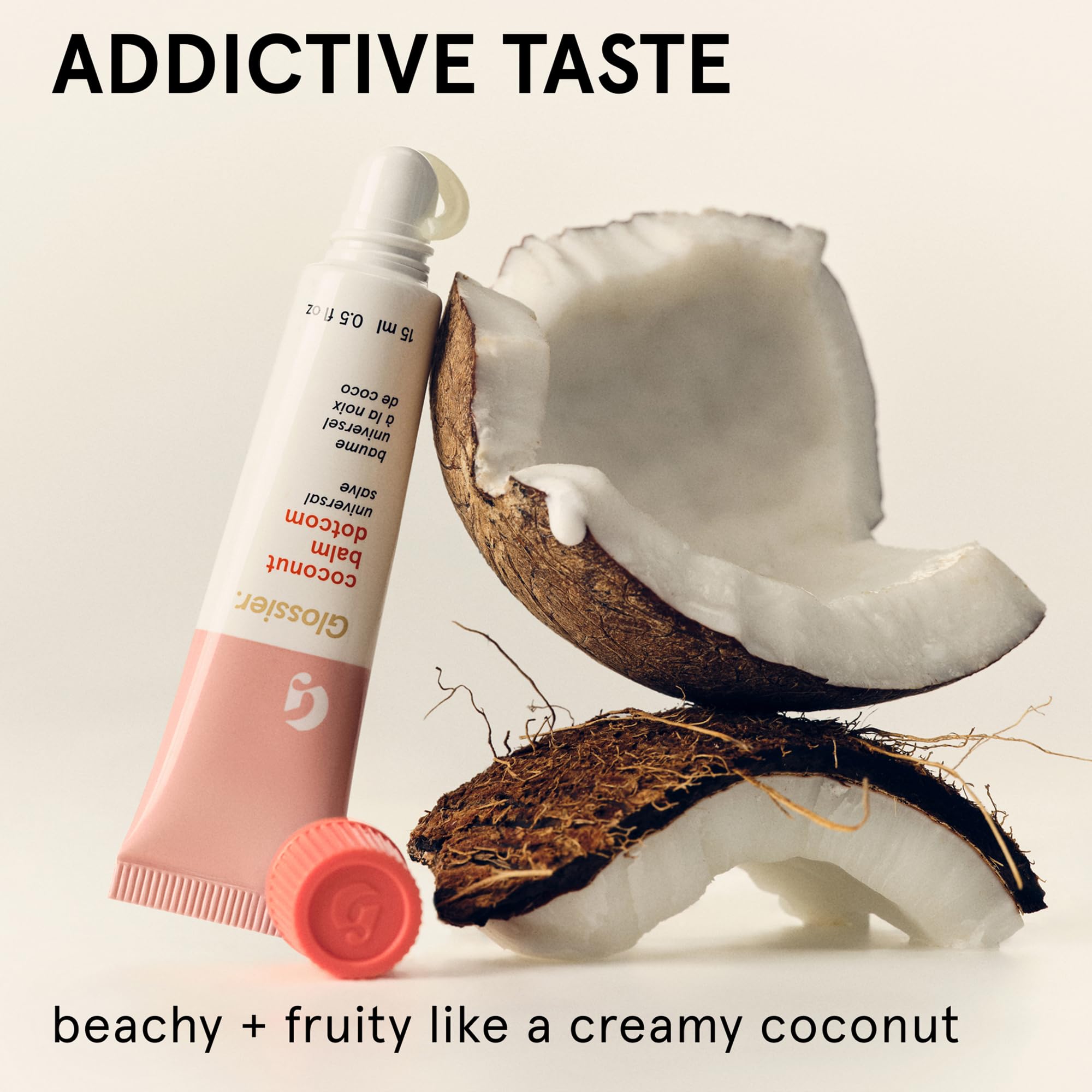 Glossier Balm Dotcom Lip Balm & Universal Salve, Coconut, Untinted - Glossier Official Product View 4