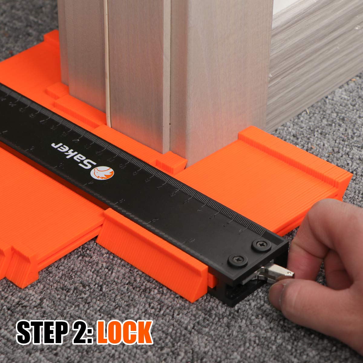Saker Contour Gauge Duplication Adjustable Lock Precisely - Saker Official Imagery - 5