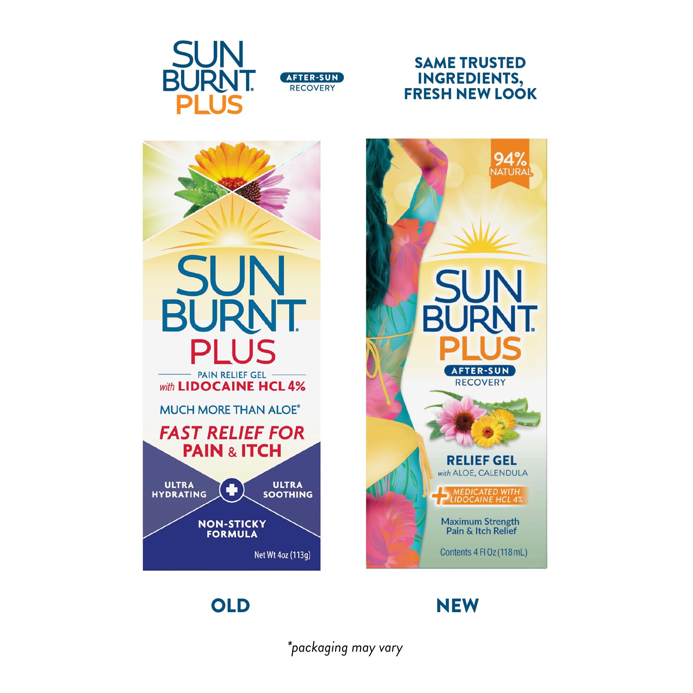 Sunburnt Plus After-Sun Pain Relief Gel with Lidocaine 4 oz