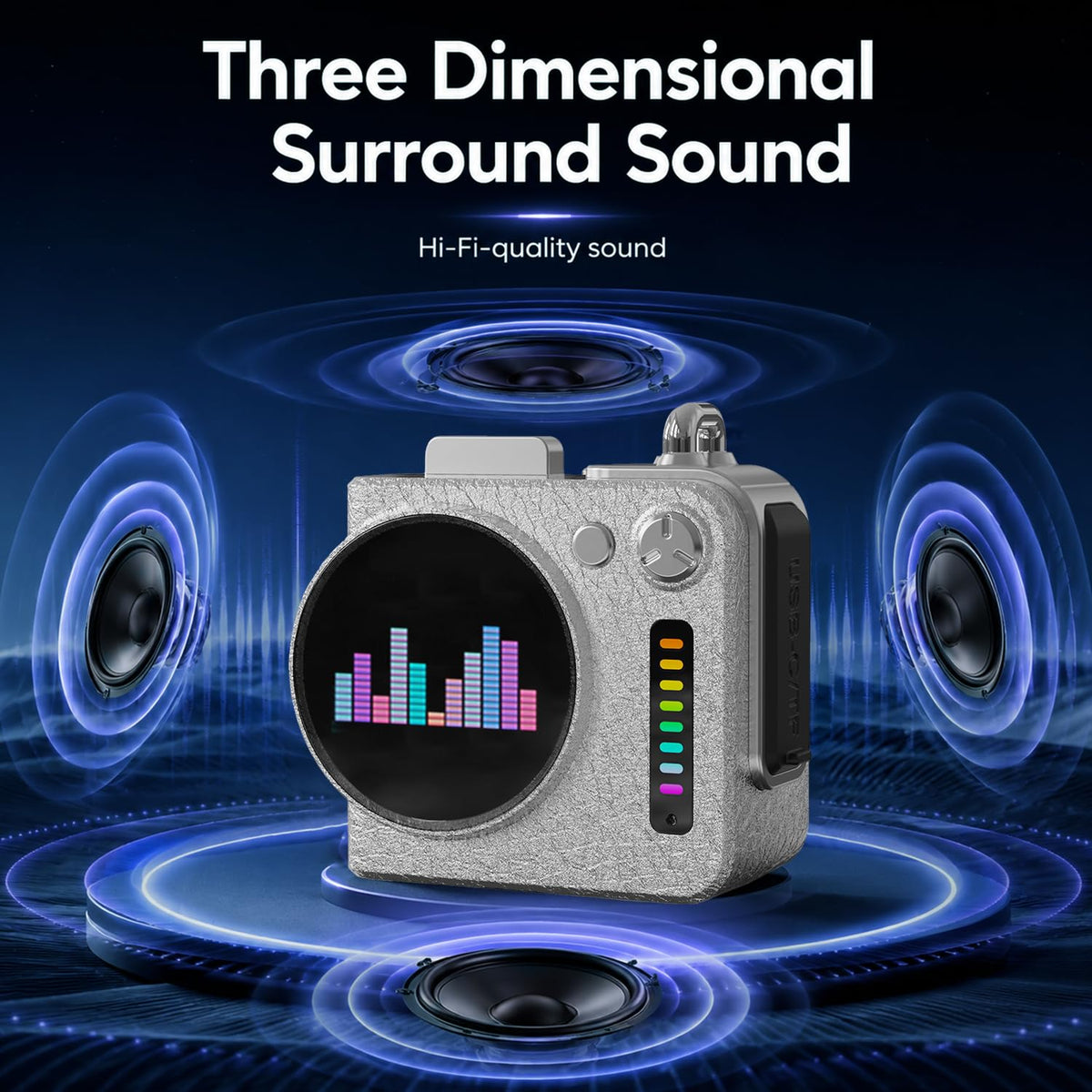WARMLIFE Portable All in One Bluetooth Speaker with - WARMLIFE Official Imagery - 6