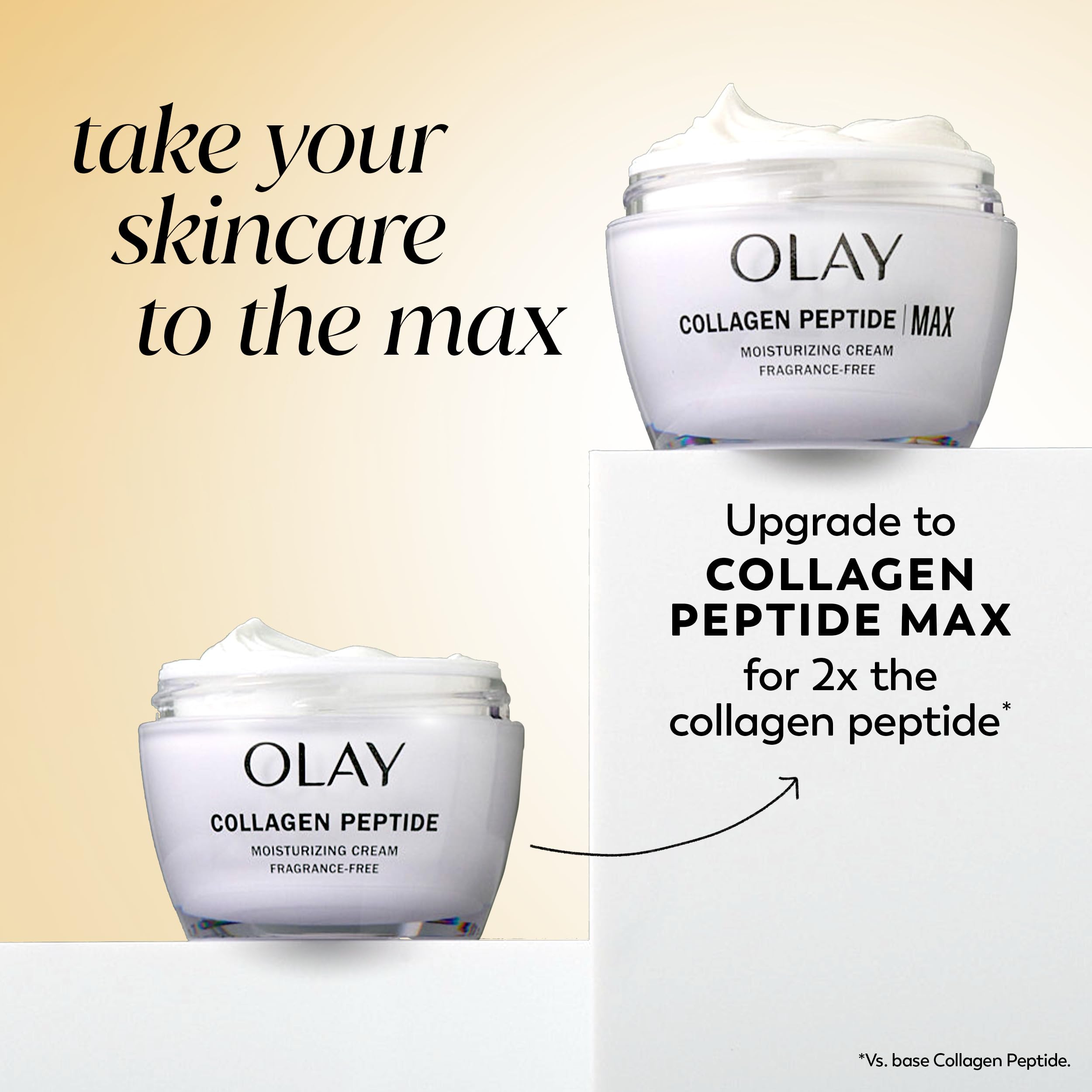 Olay Collagen Peptide Face Moisturizer, Firming Cream for Women, - Olay