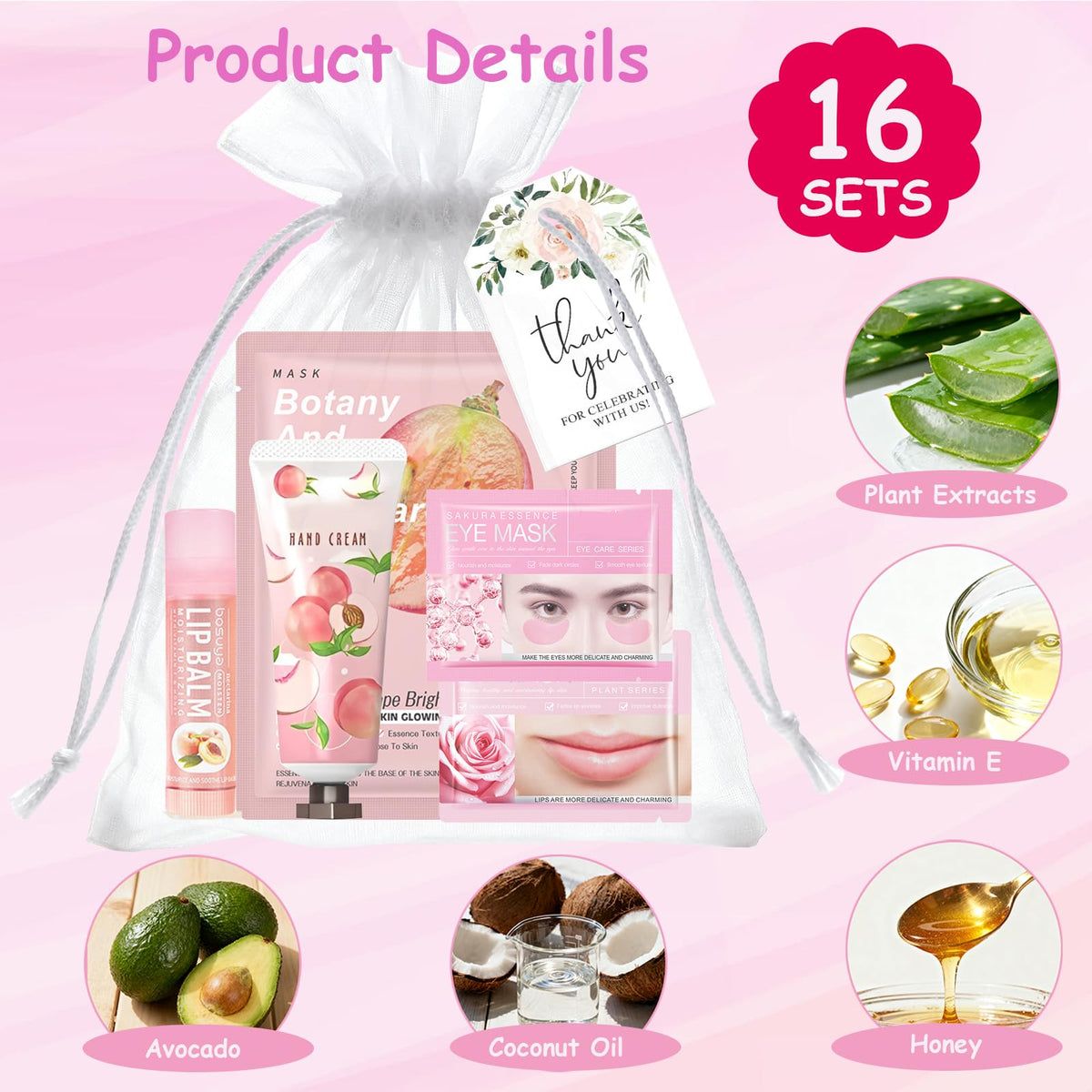 112 Pcs Spa Party Favors For Women Spa Sleepover Party - UYJ, Official Imagery - 5