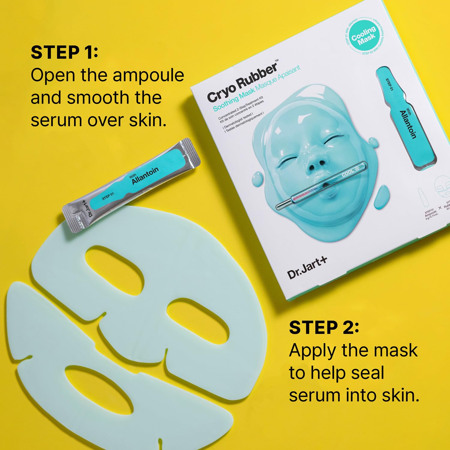 Dr.Jart+ Cryo Rubber Soothing Korean Face Mask, Hydrates and - Generic