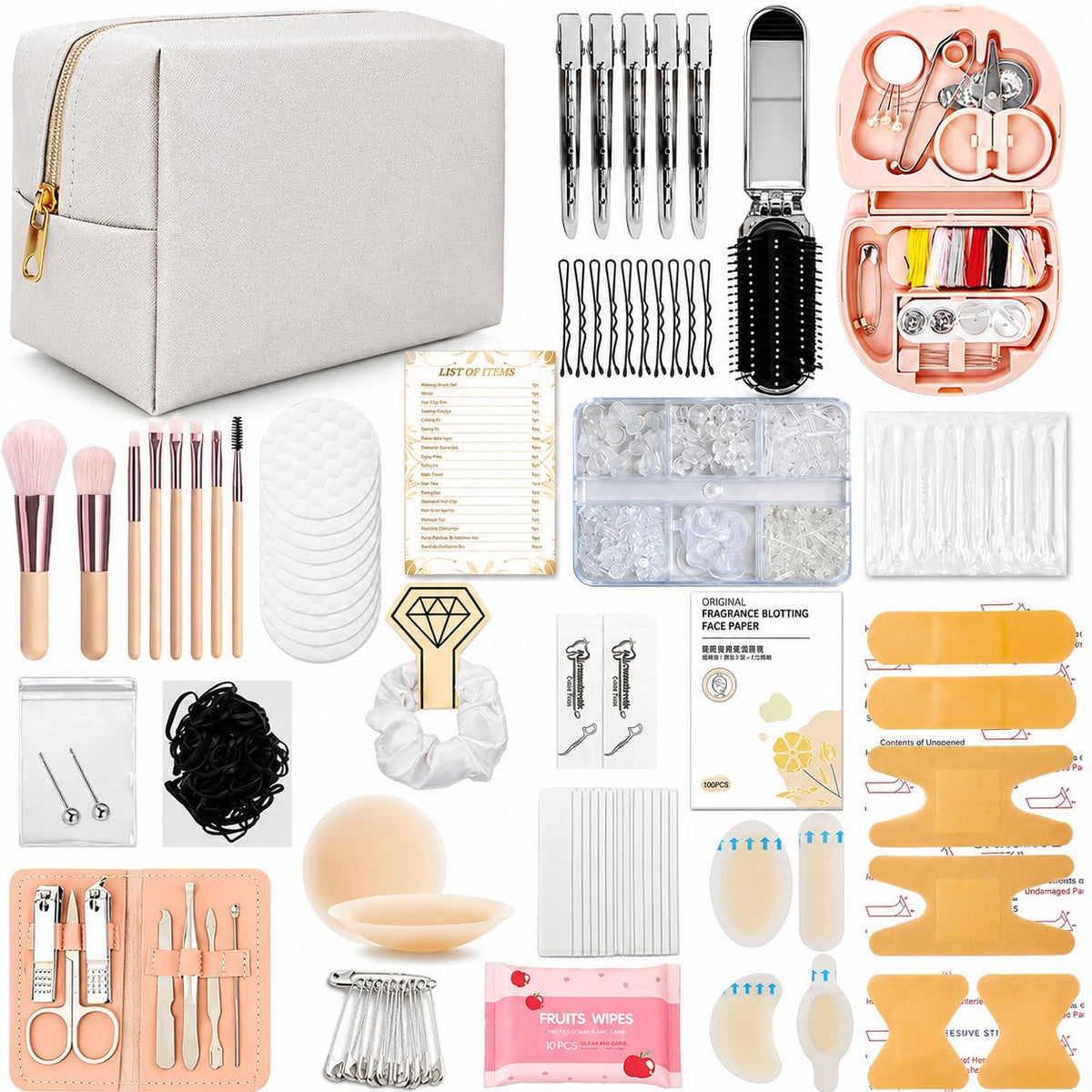 Emergency Kit for Women Mini Emergency Kit with 50 Bridal - Tindisonka Official Imagery - 2
