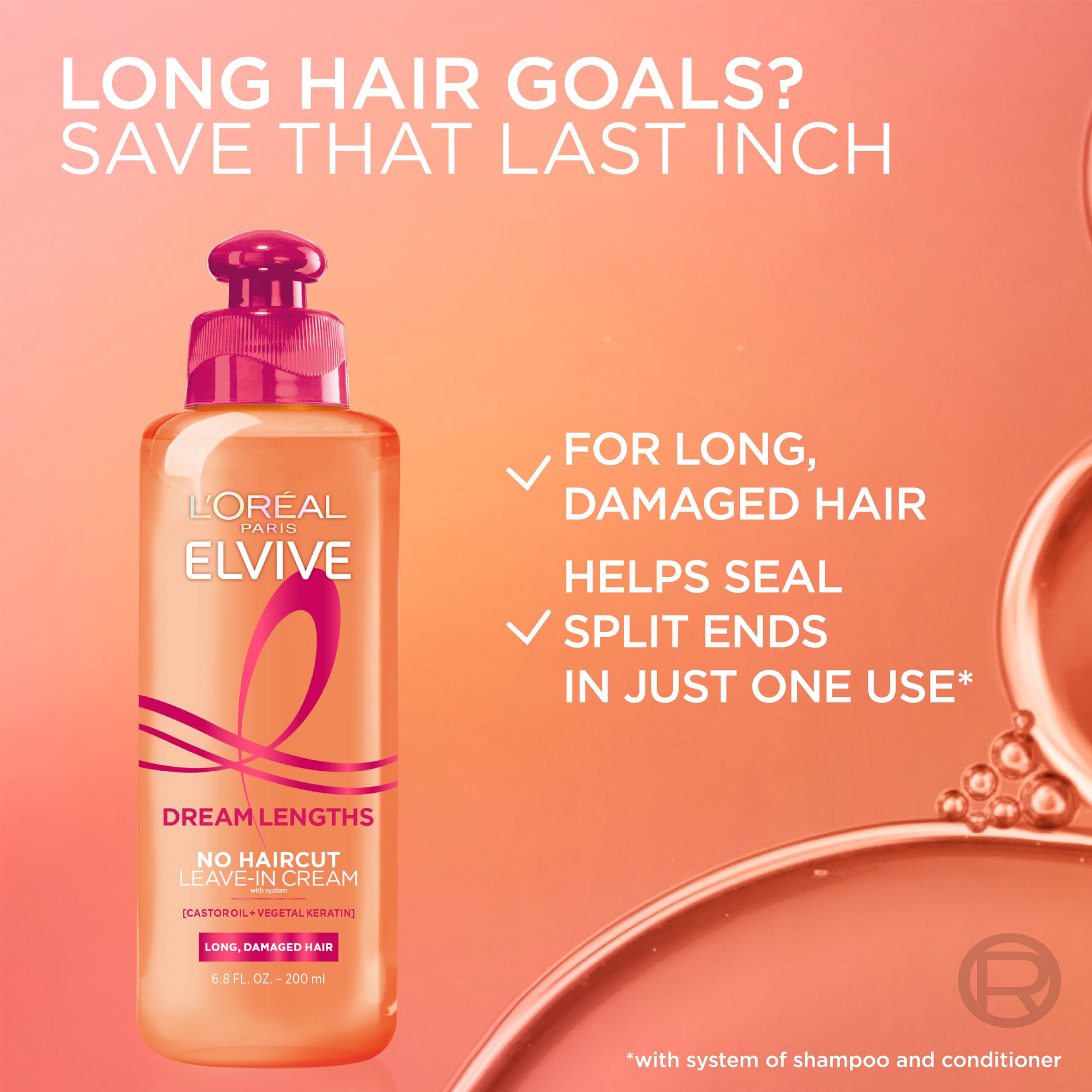 Elefair Tech L'Oreal Paris Elvive Dream Lengths No Haircut Cream Leave In - Elefair Tech Official Product View 6