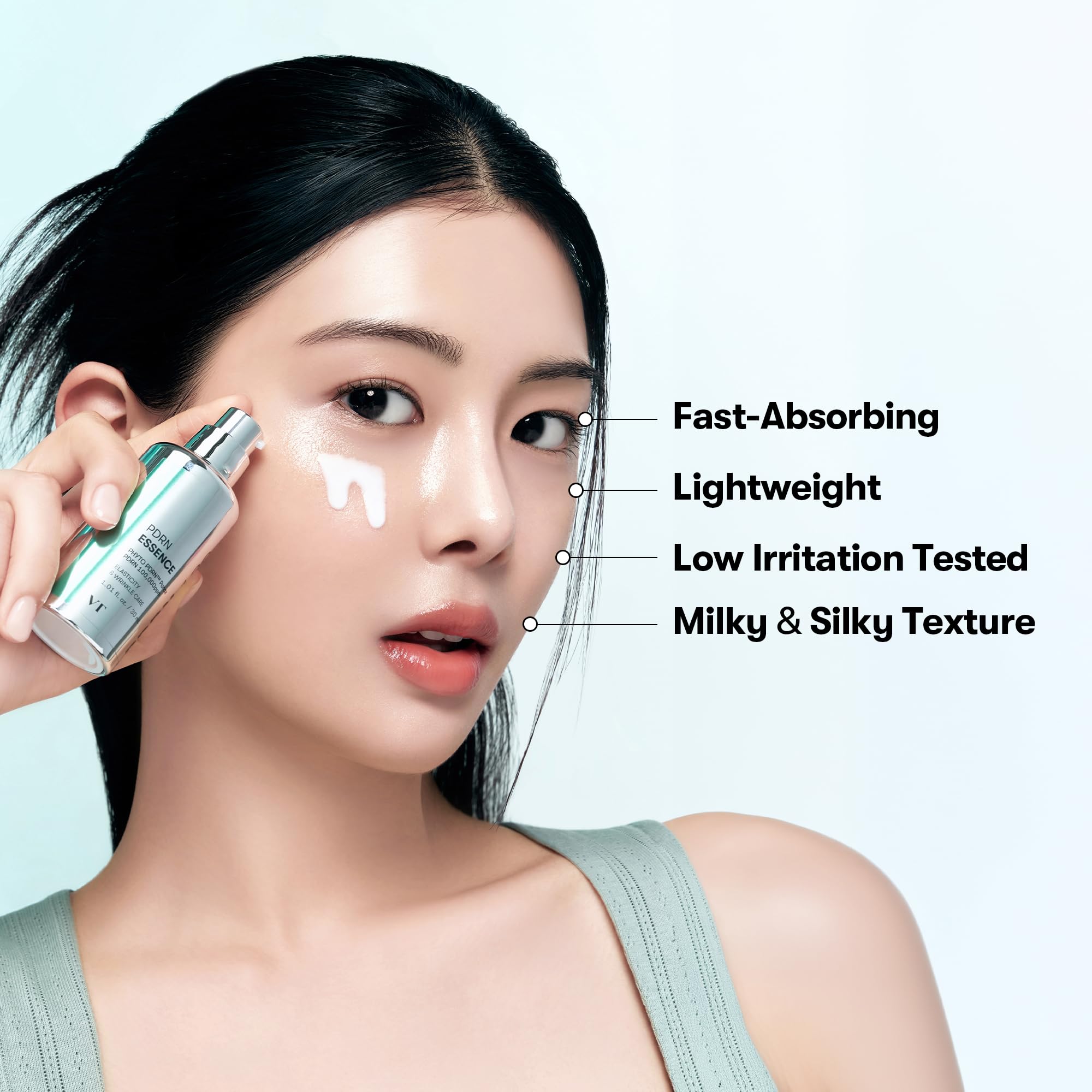 VT COSMETICS PDRN 100 Essence, Intensive Glow Serum, 1.01 fl. Oz - VT COSMETICS Official Product View 7