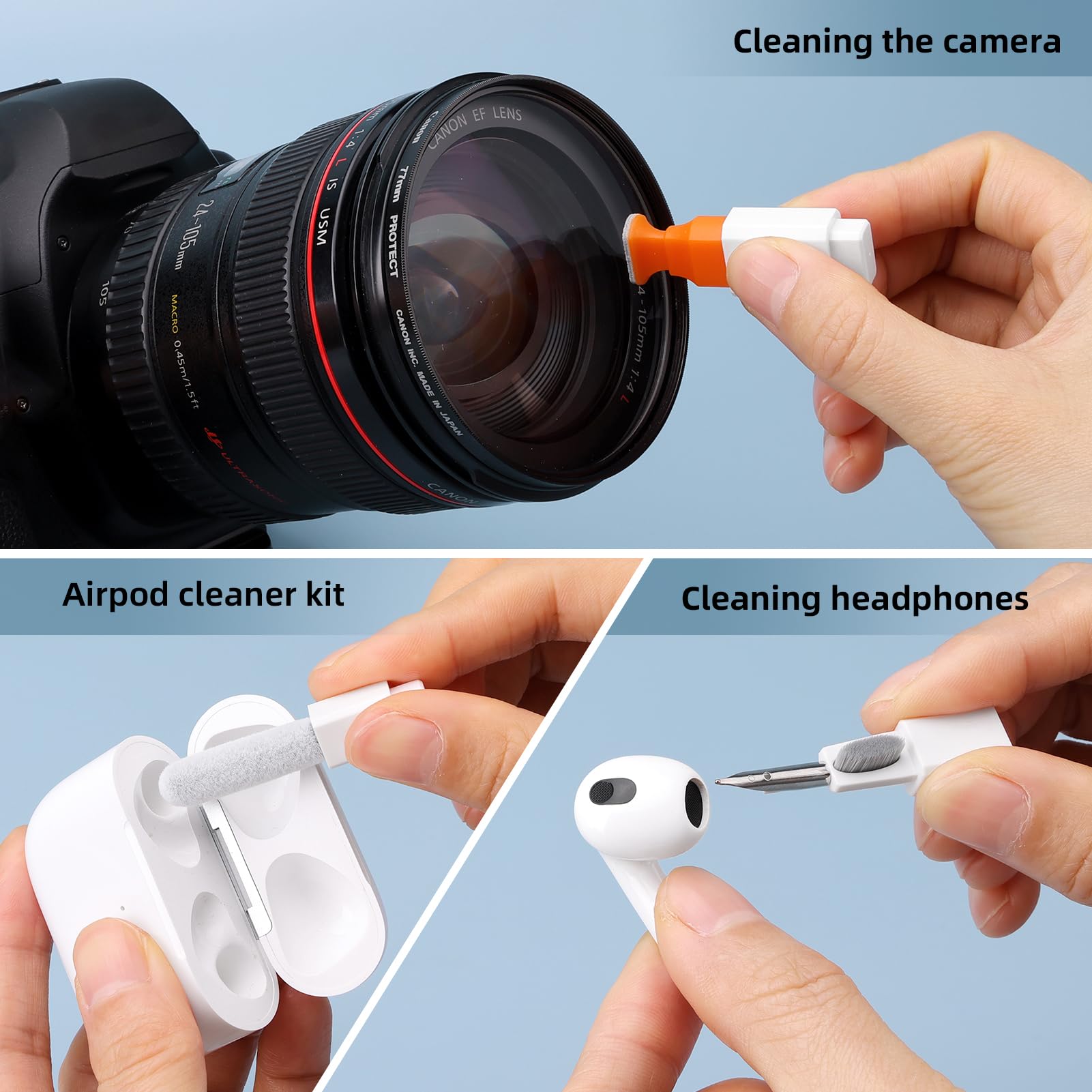 Ordilend Keyboard Cleaner & Laptop Cleaning Kit, All-in-1 for Com by Ordilend - Angle View 4